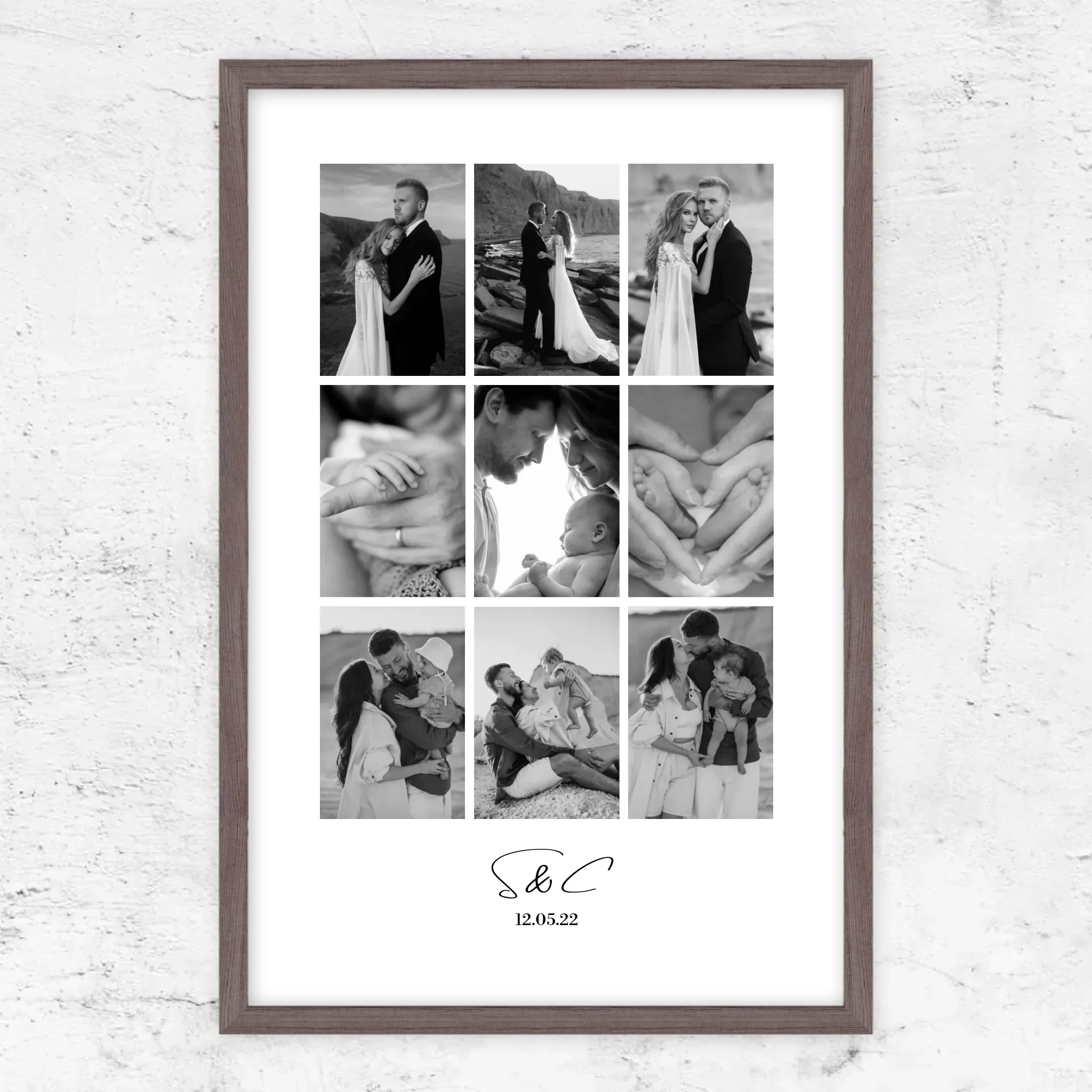 Personalisiertes Poster – Individuelle Fotocollage