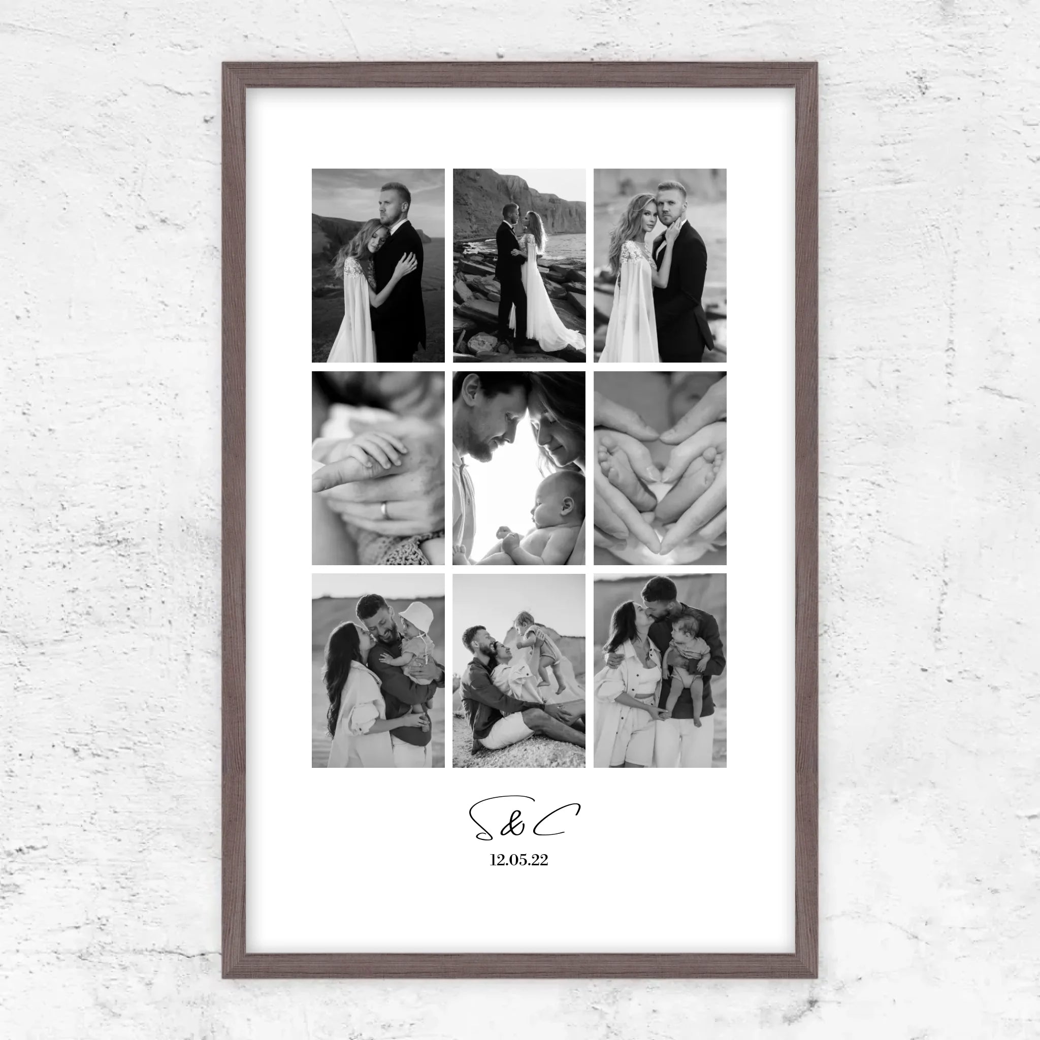 Personalisiertes Poster – Individuelle Fotocollage