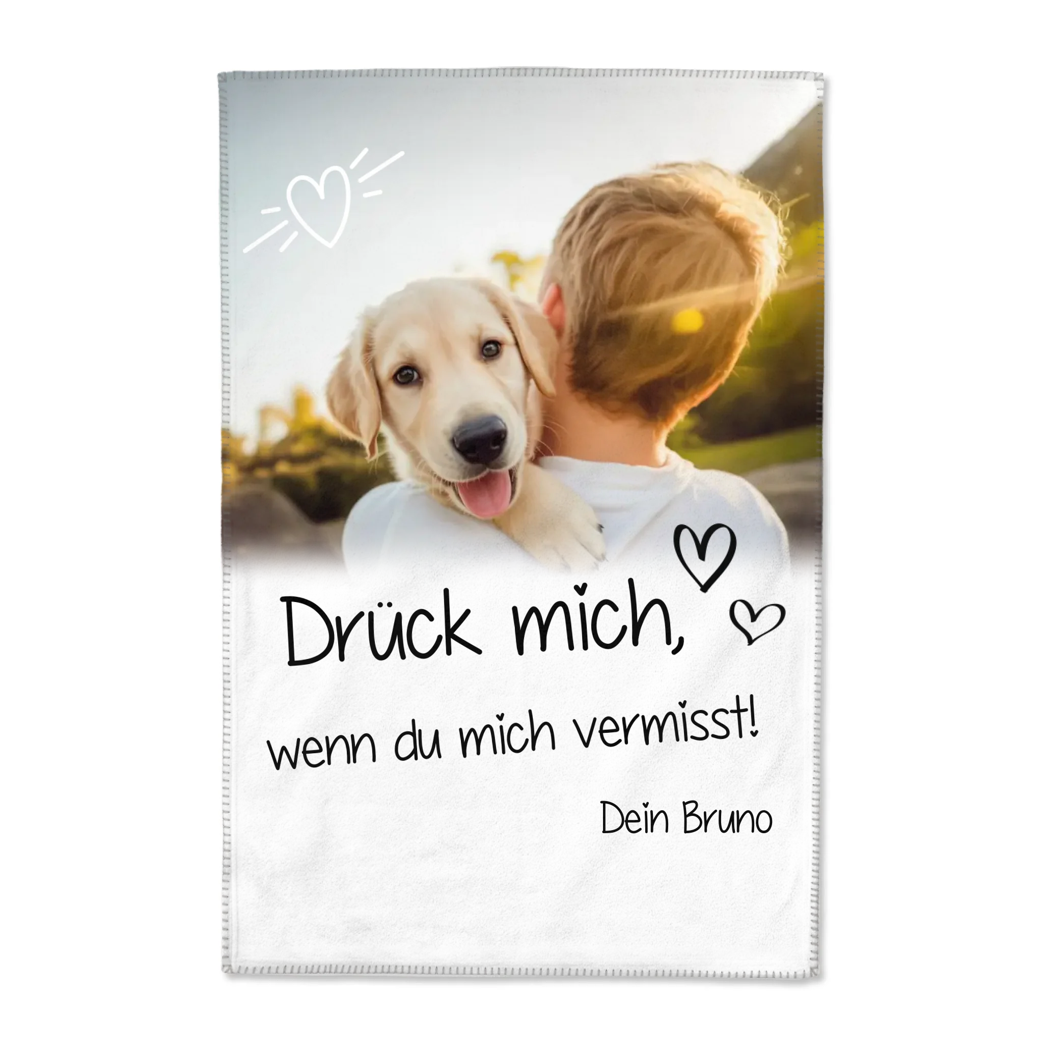 Live Mockup - Blanket Premium - 100x150