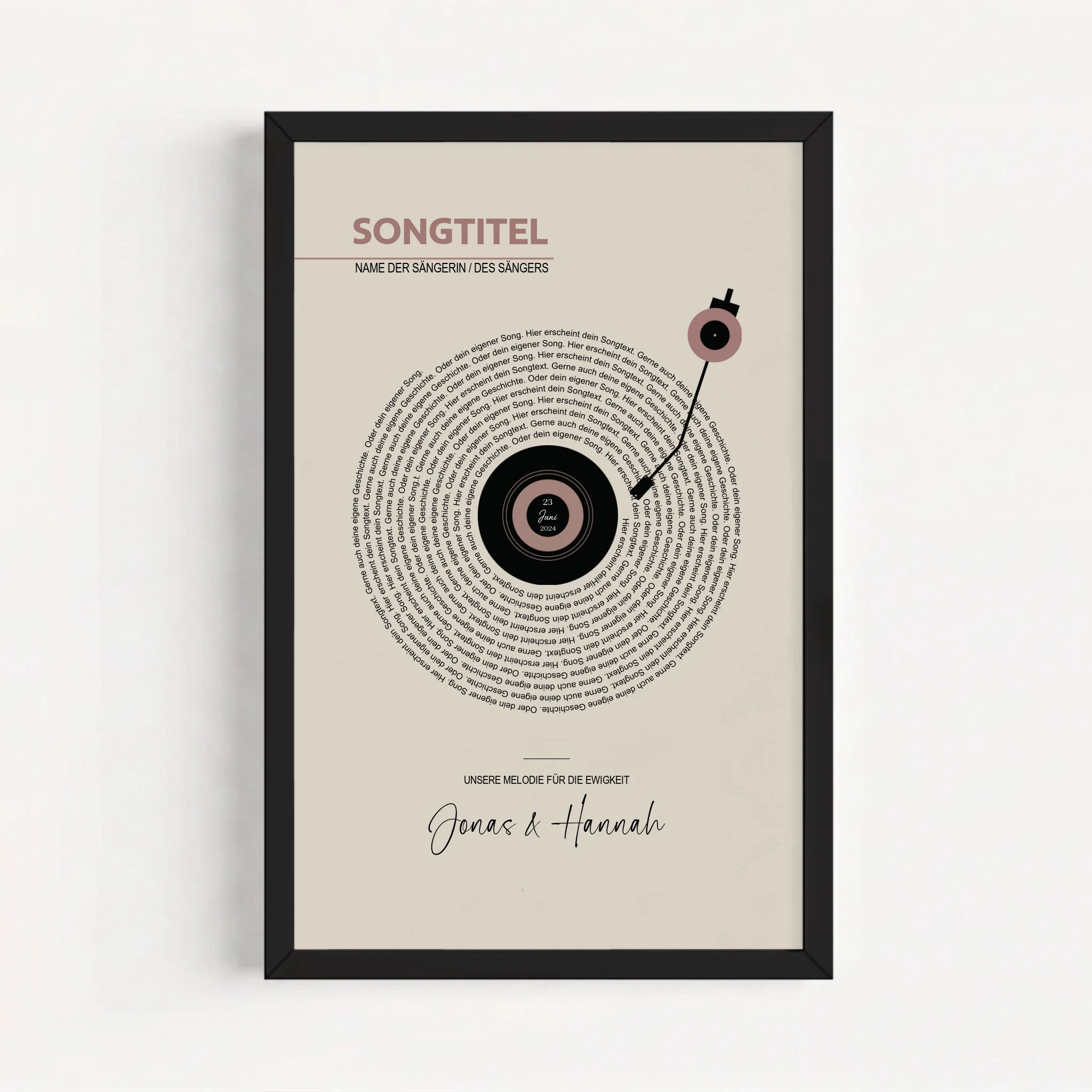 Live Mockup - Frame Poster - Black - 20x30