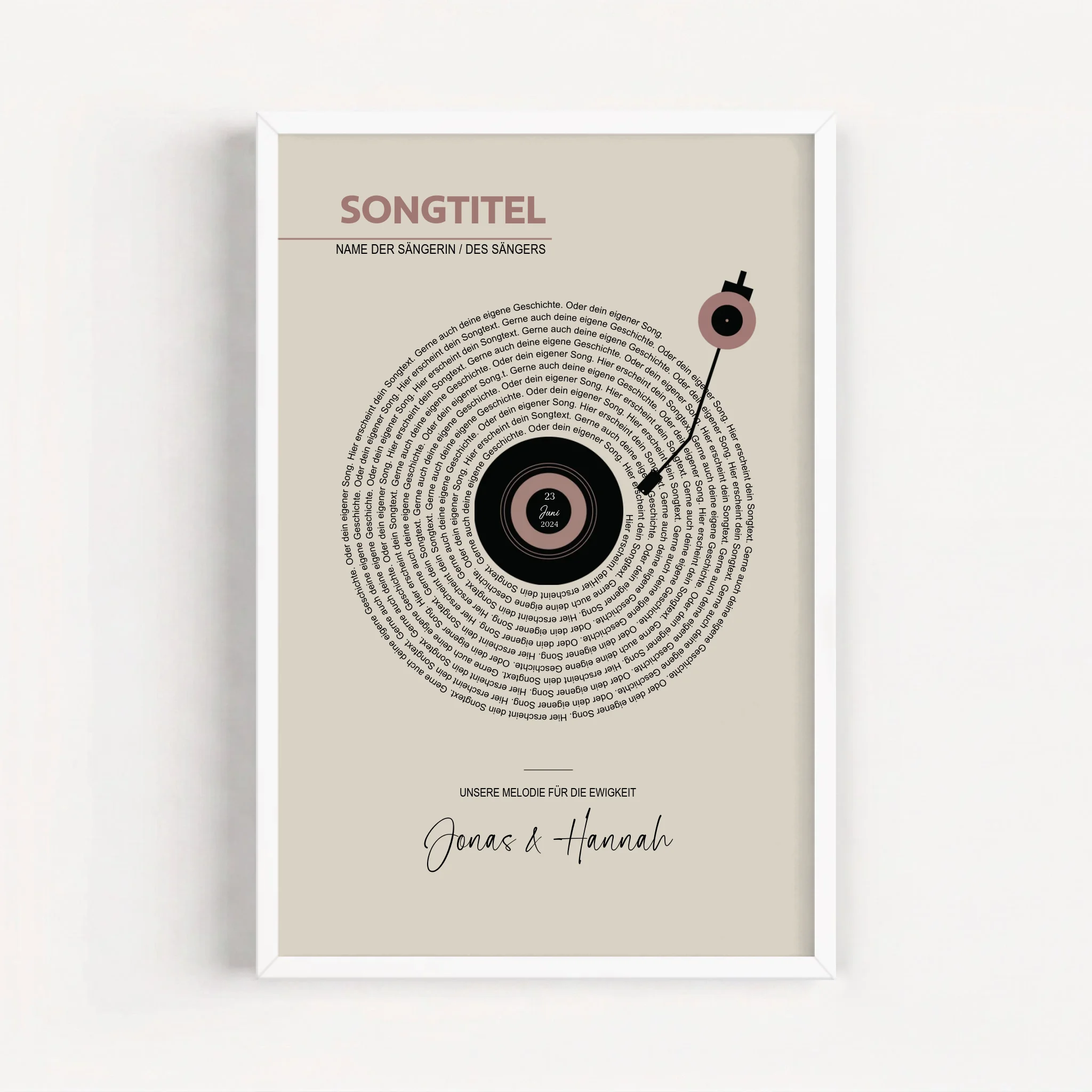 Live Mockup - Frame Poster - White - 50x75