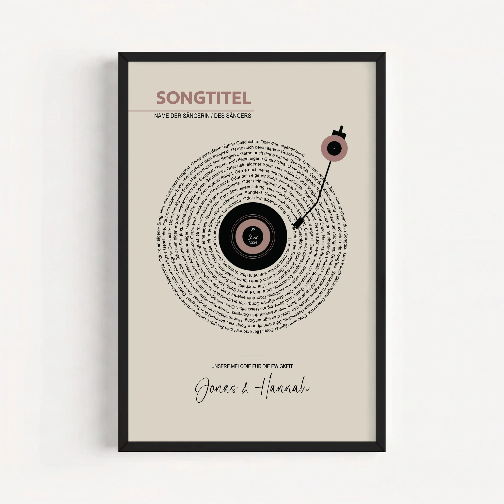 Live Mockup - Frame Poster - Black - 50x75