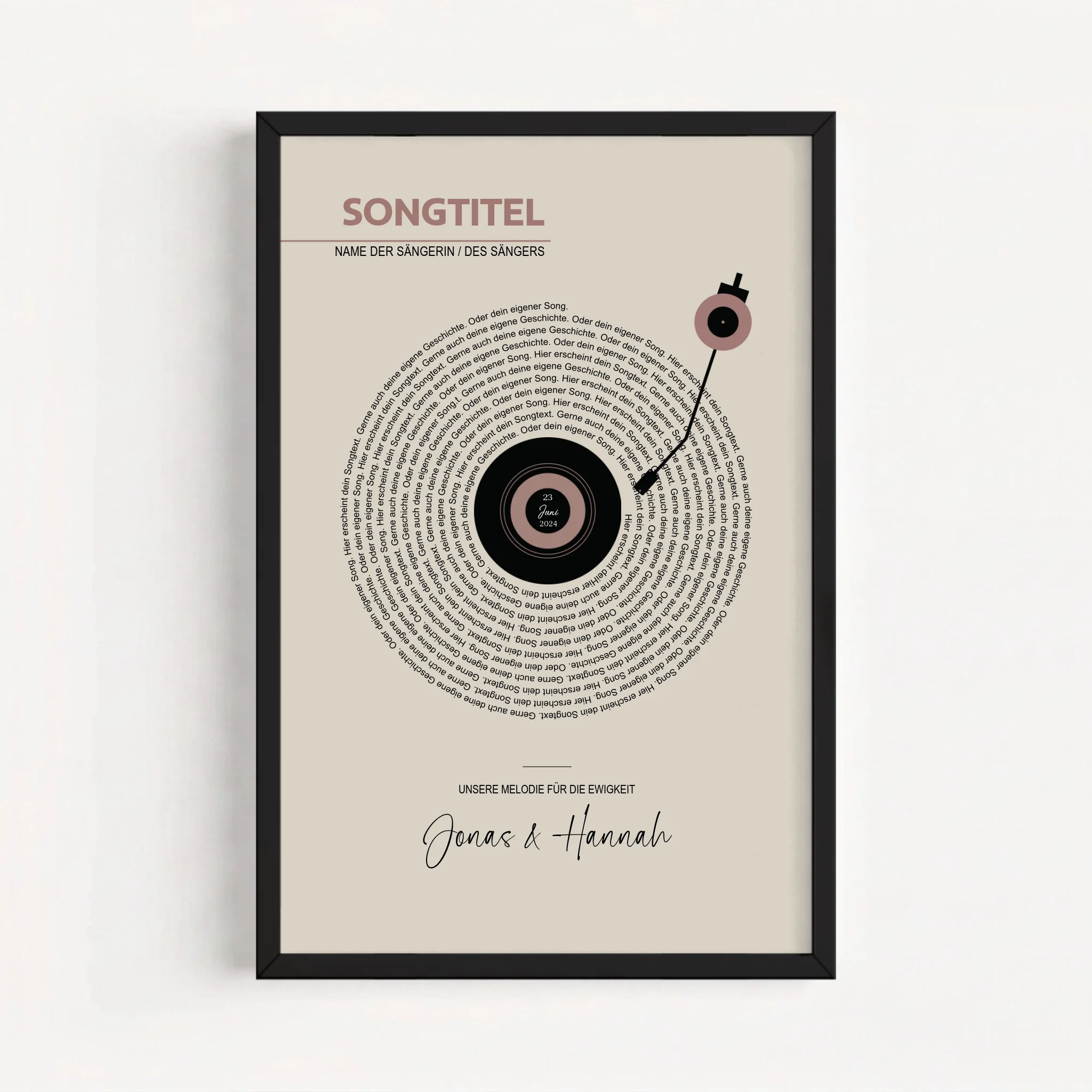Live Mockup - Frame Poster - Black - 40x60