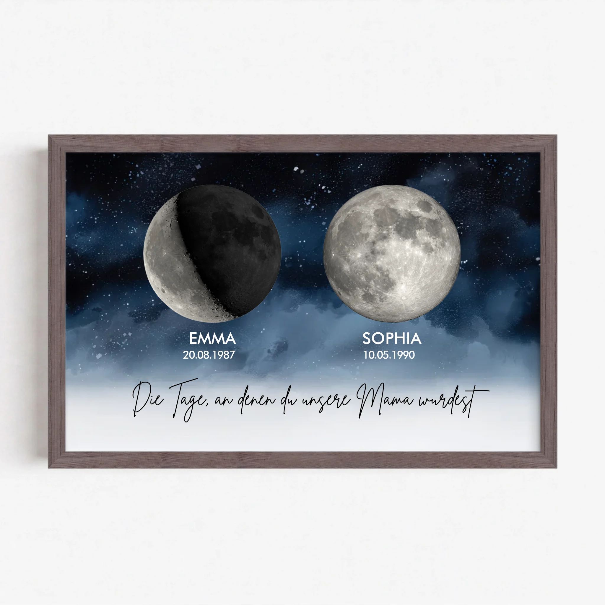 Live Mockup - Frame Poster - Wood - 30x20