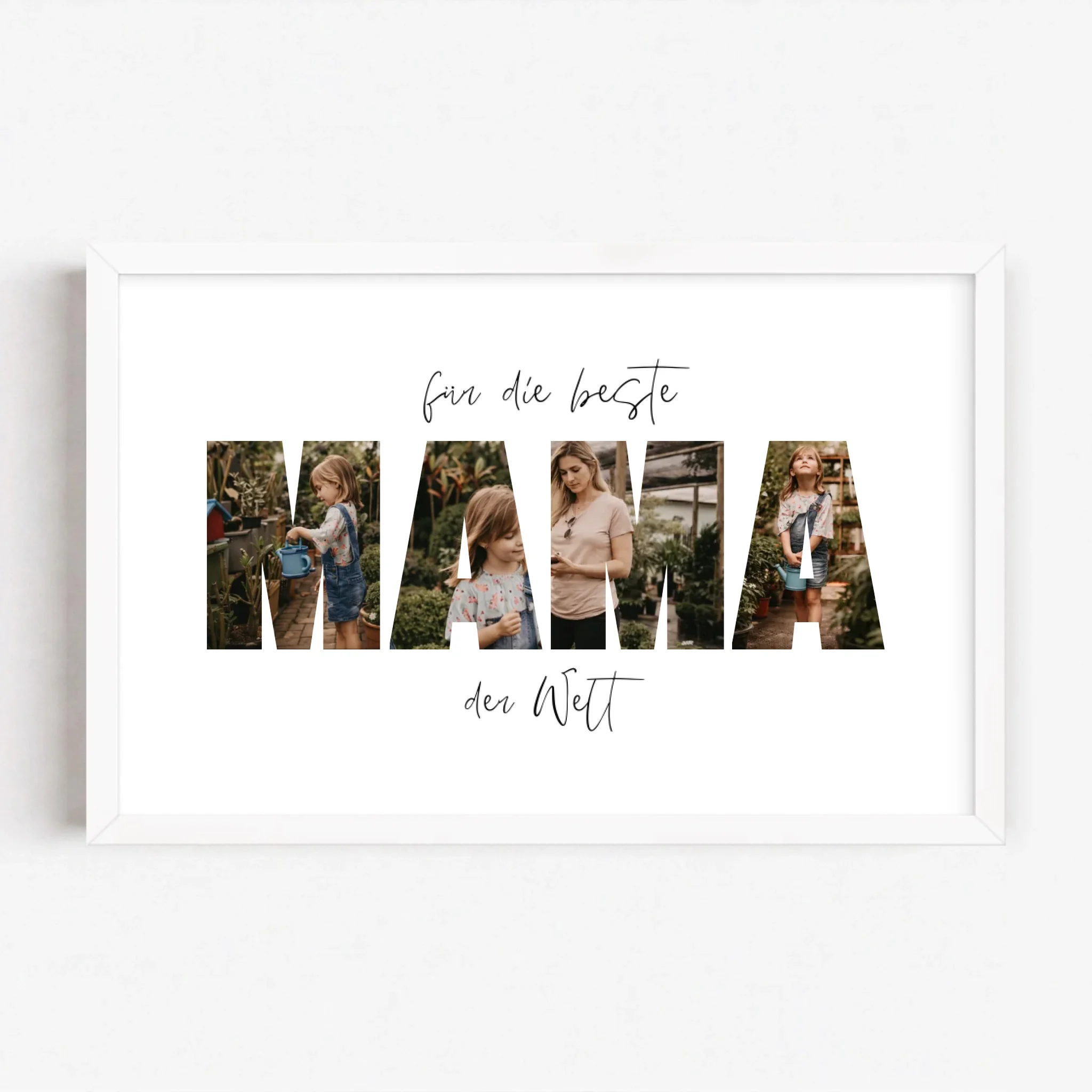Live Mockup - Frame Poster - White - 30x20