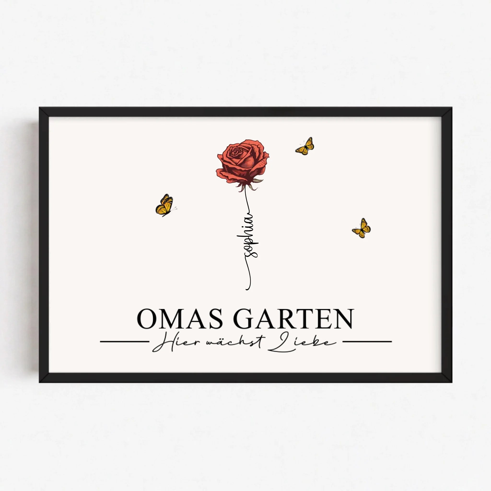 Live Mockup - Frame Poster - Black - 75x50