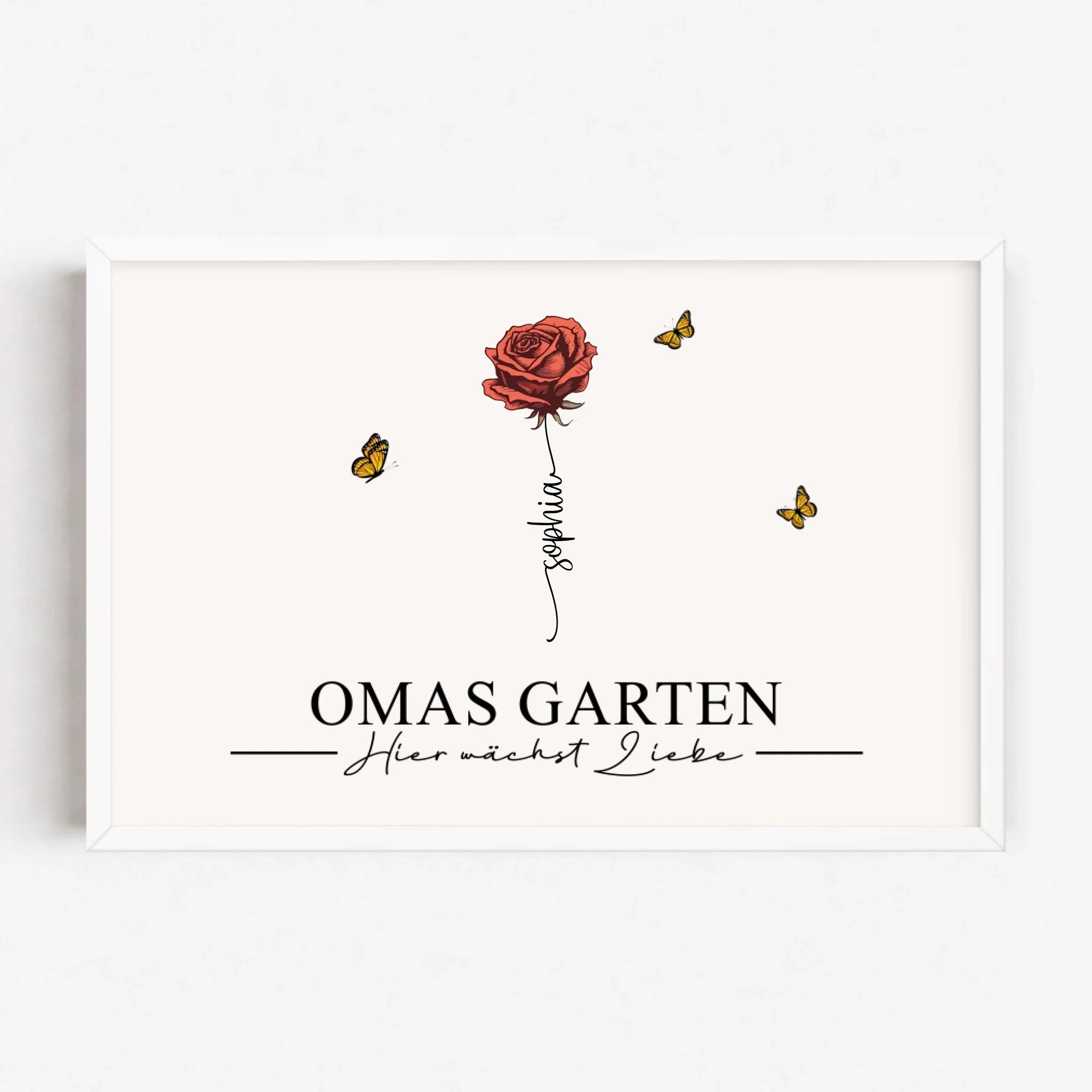 Live Mockup - Frame Poster - White - 60x40