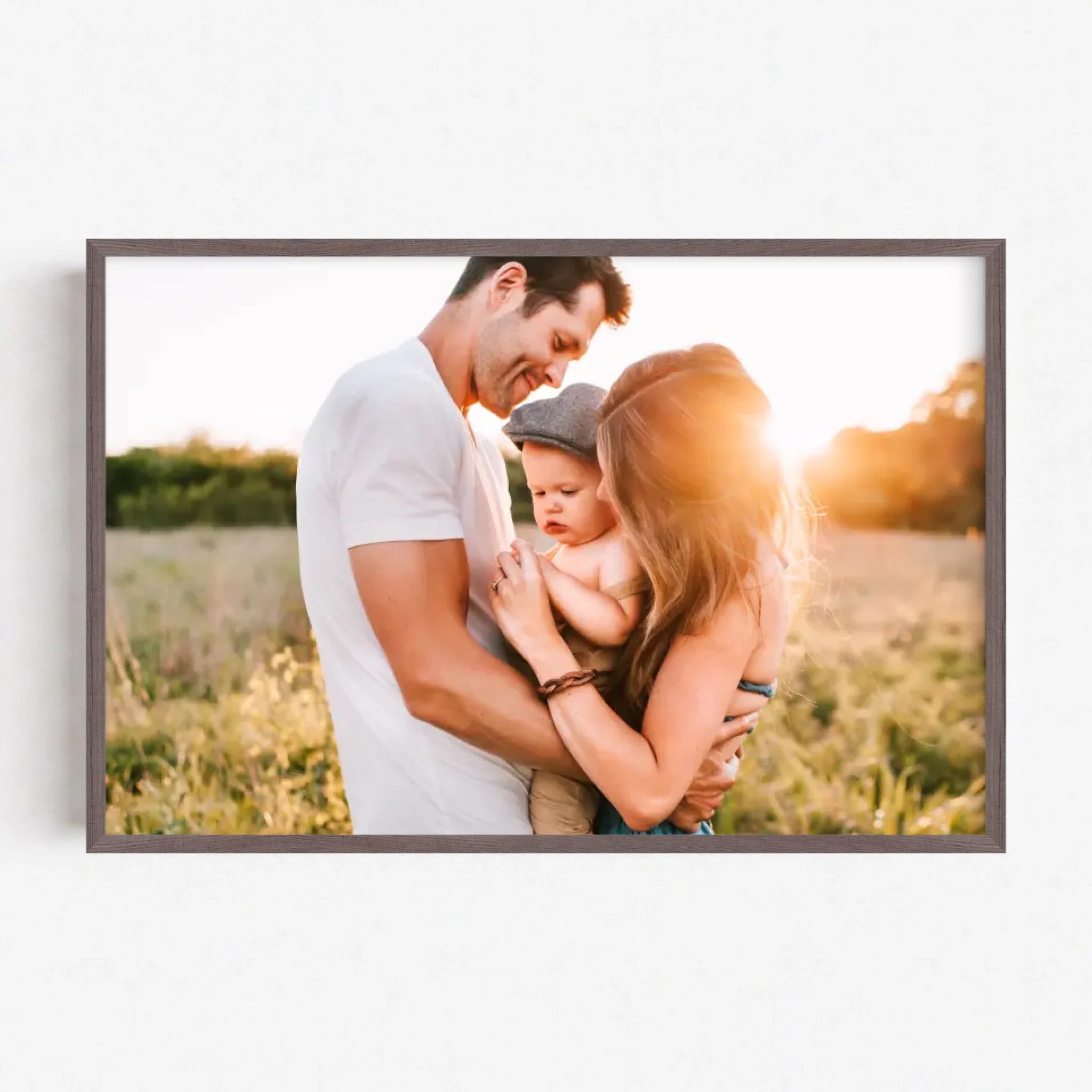 Live Mockup - Frame Poster - Wood - 90x60