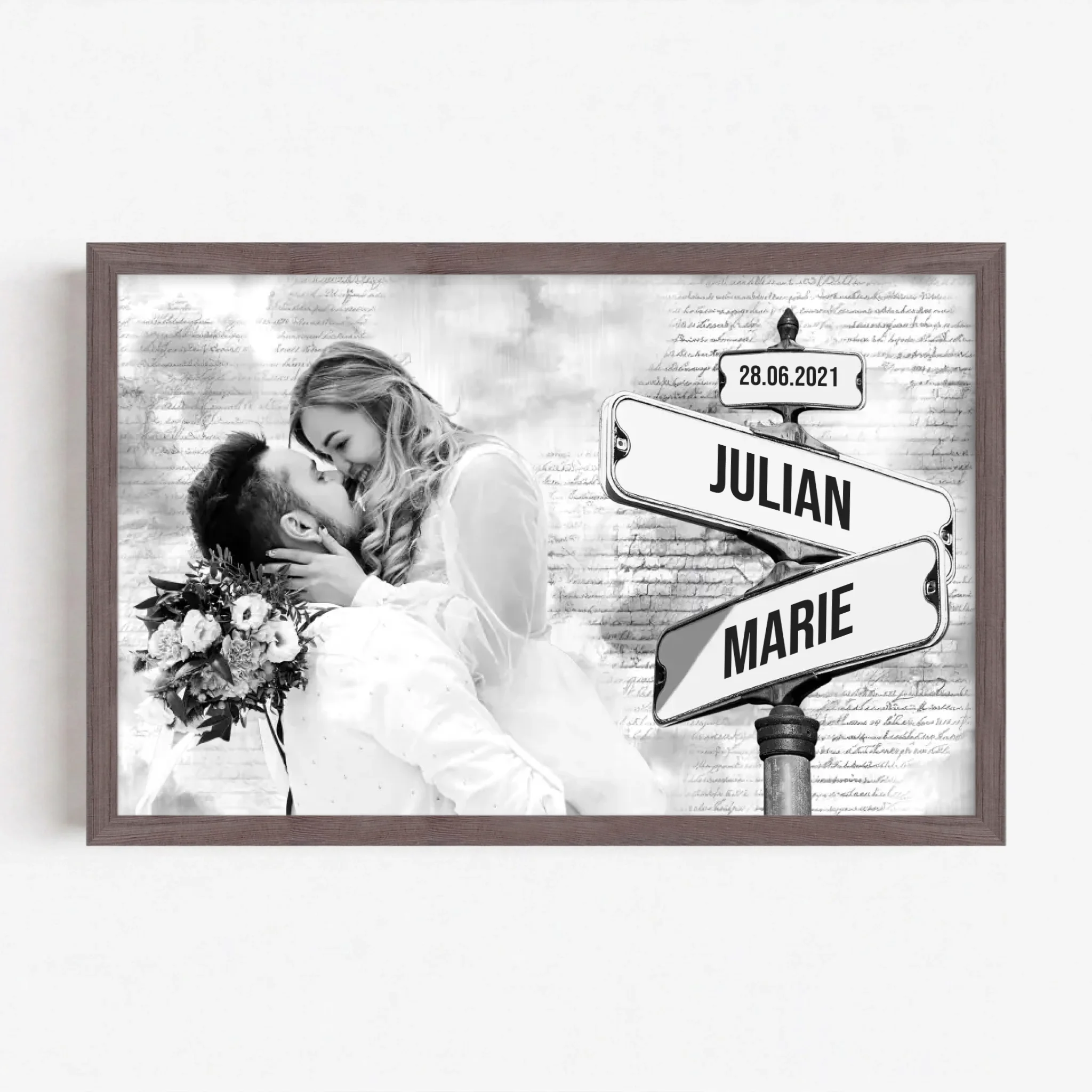 Live Mockup - Frame Poster - Wood - 30x20