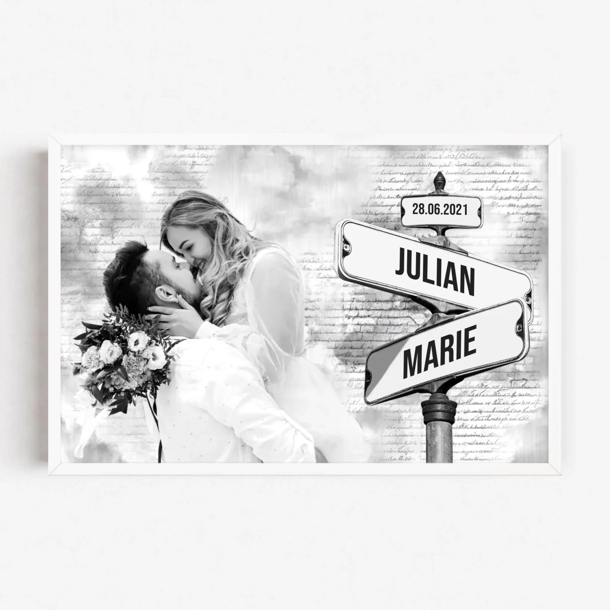 Live Mockup - Frame Poster - White - 75x50