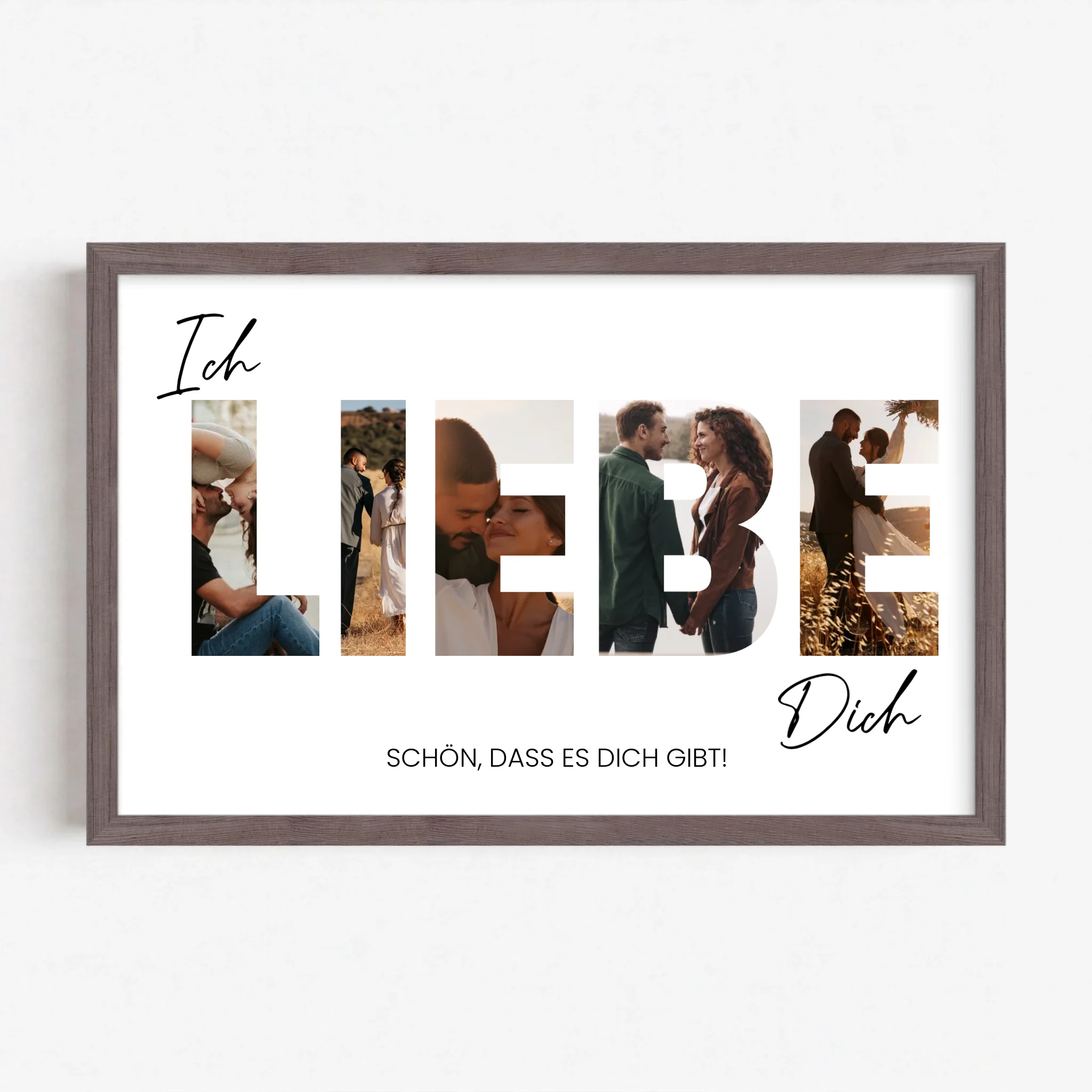 Live Mockup - Frame Poster - Wood - 30x20