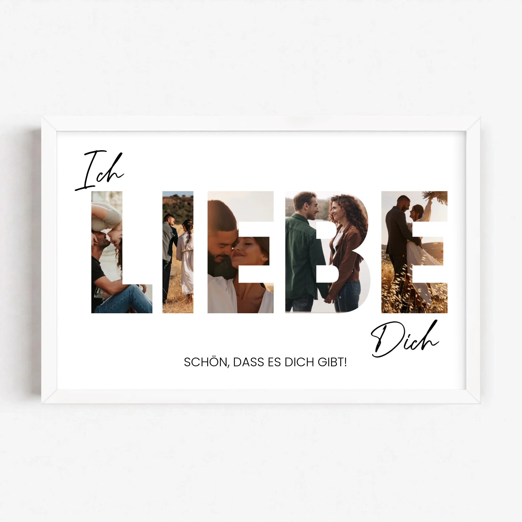 Live Mockup - Frame Poster - White - 30x20
