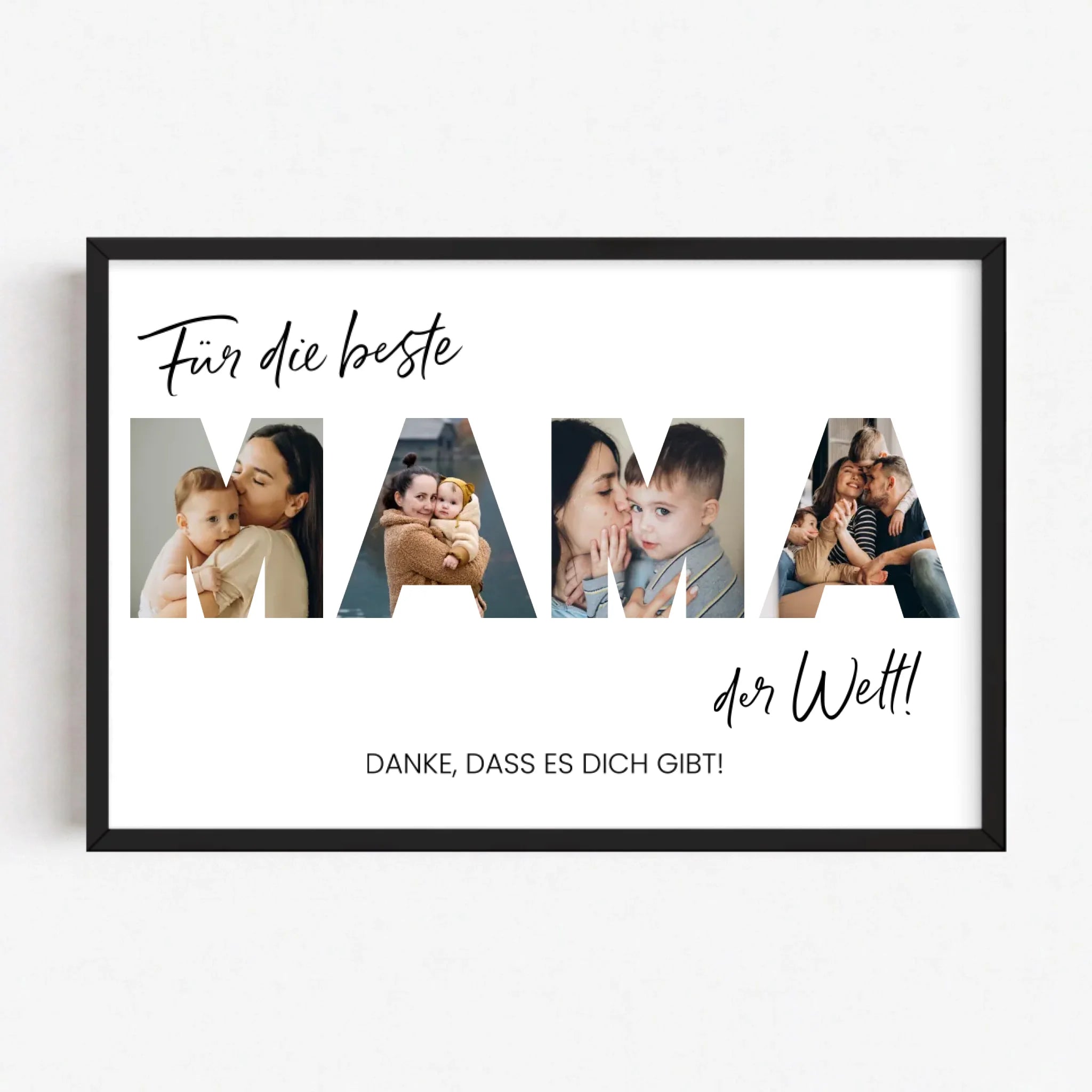 Live Mockup - Frame Poster - Black - 75x50