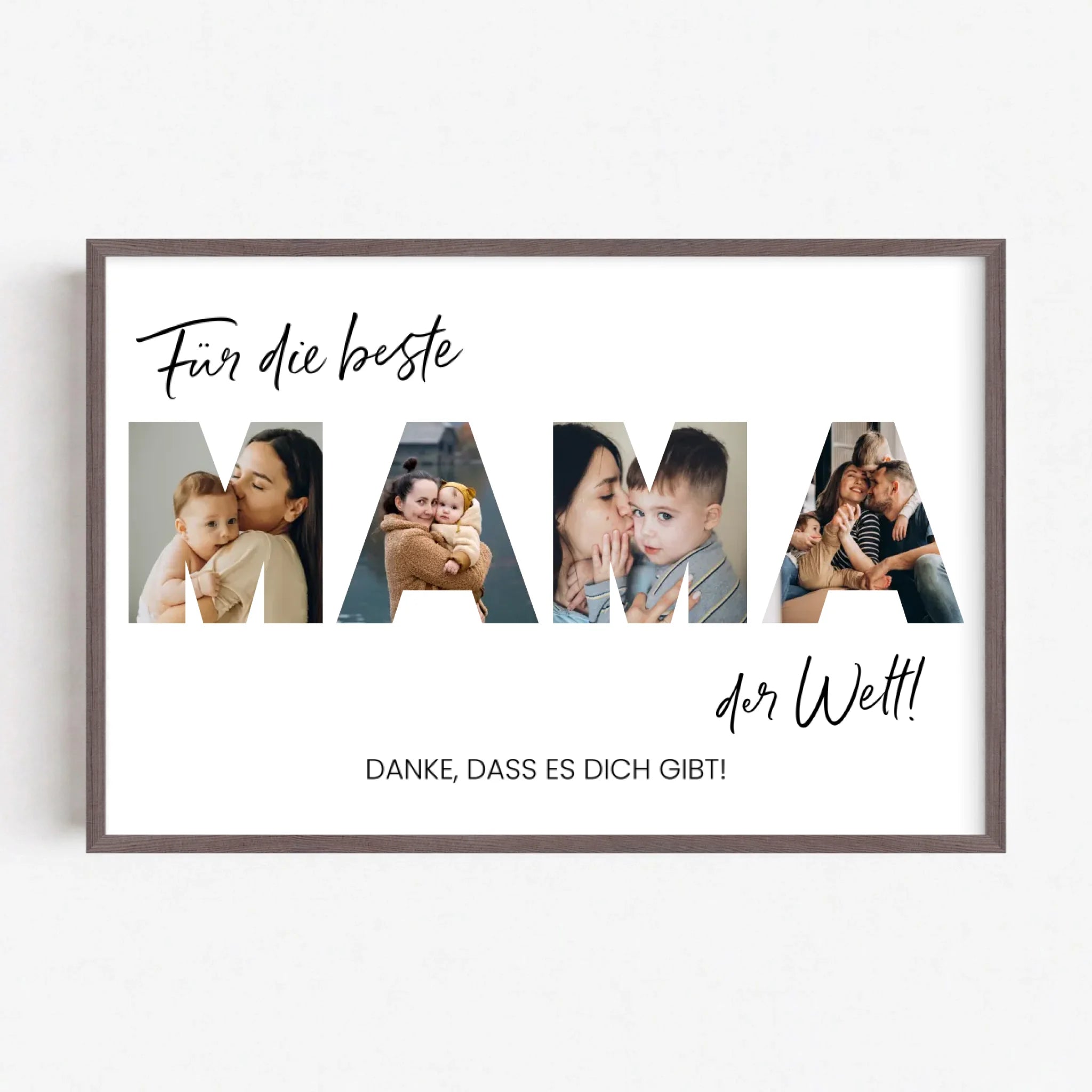 Live Mockup - Frame Poster - Wood - 90x60