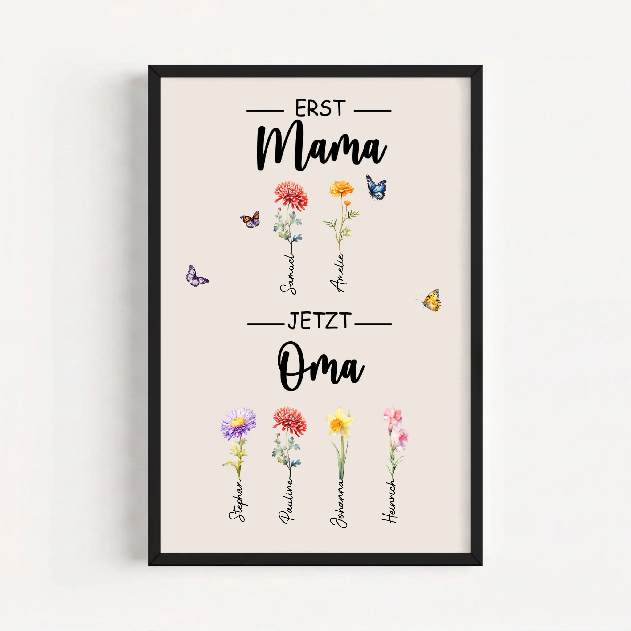 Live Mockup - Frame Poster - Black - 50x75