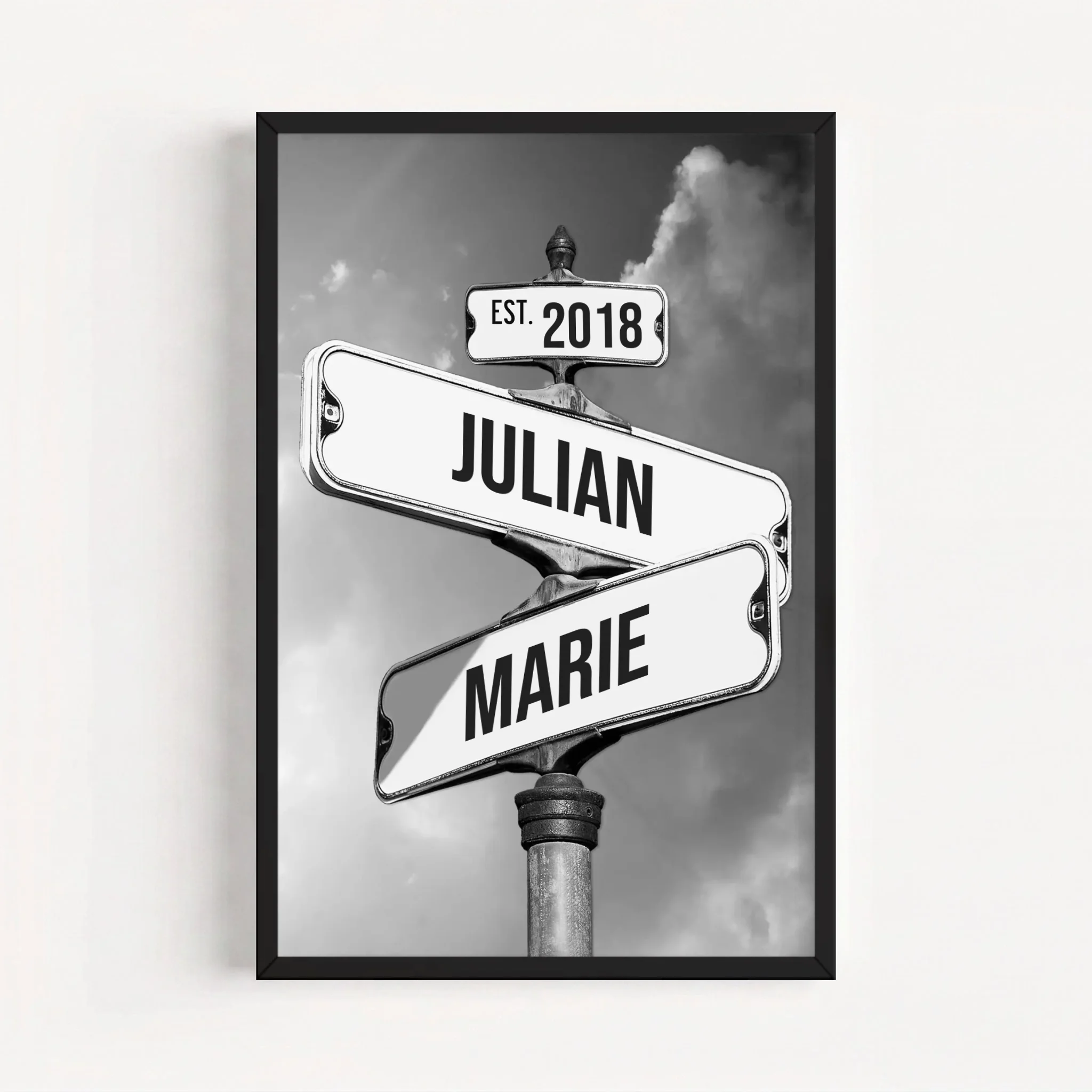 Live Mockup - Frame Poster - Black - 50x75