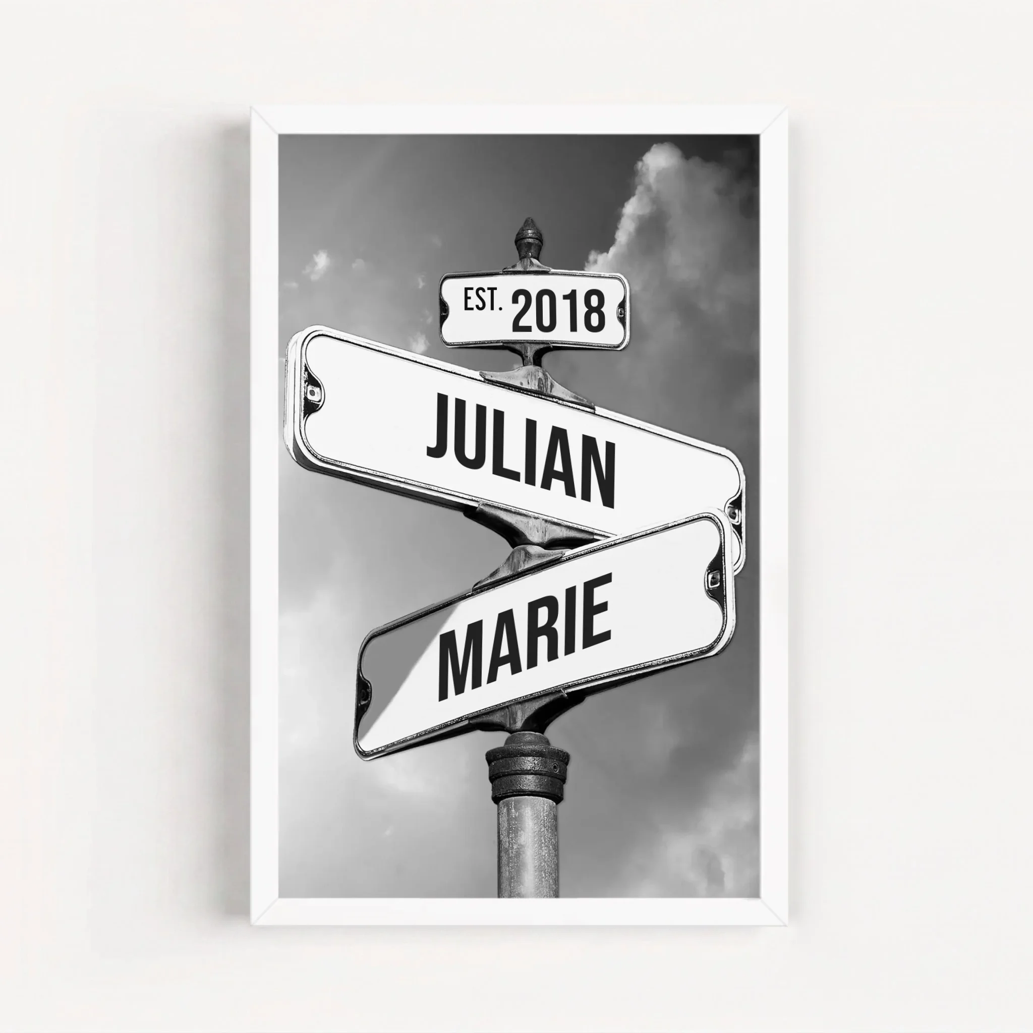 Live Mockup - Frame Poster - White - 20x30