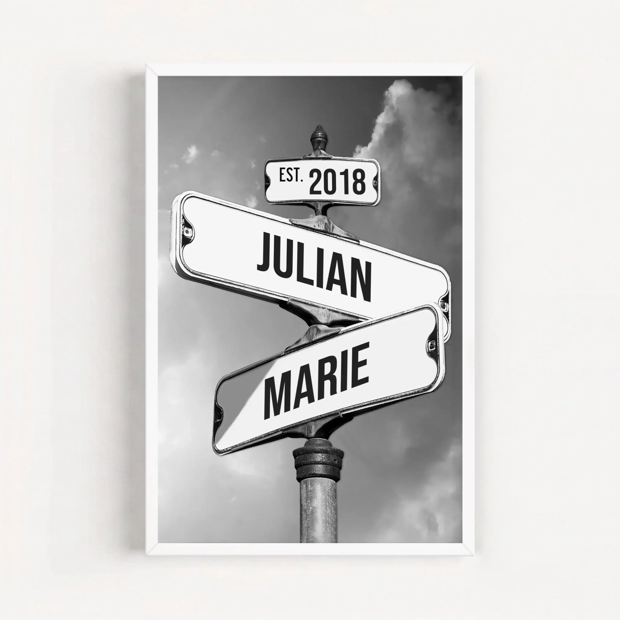 Live Mockup - Frame Poster - White - 50x75