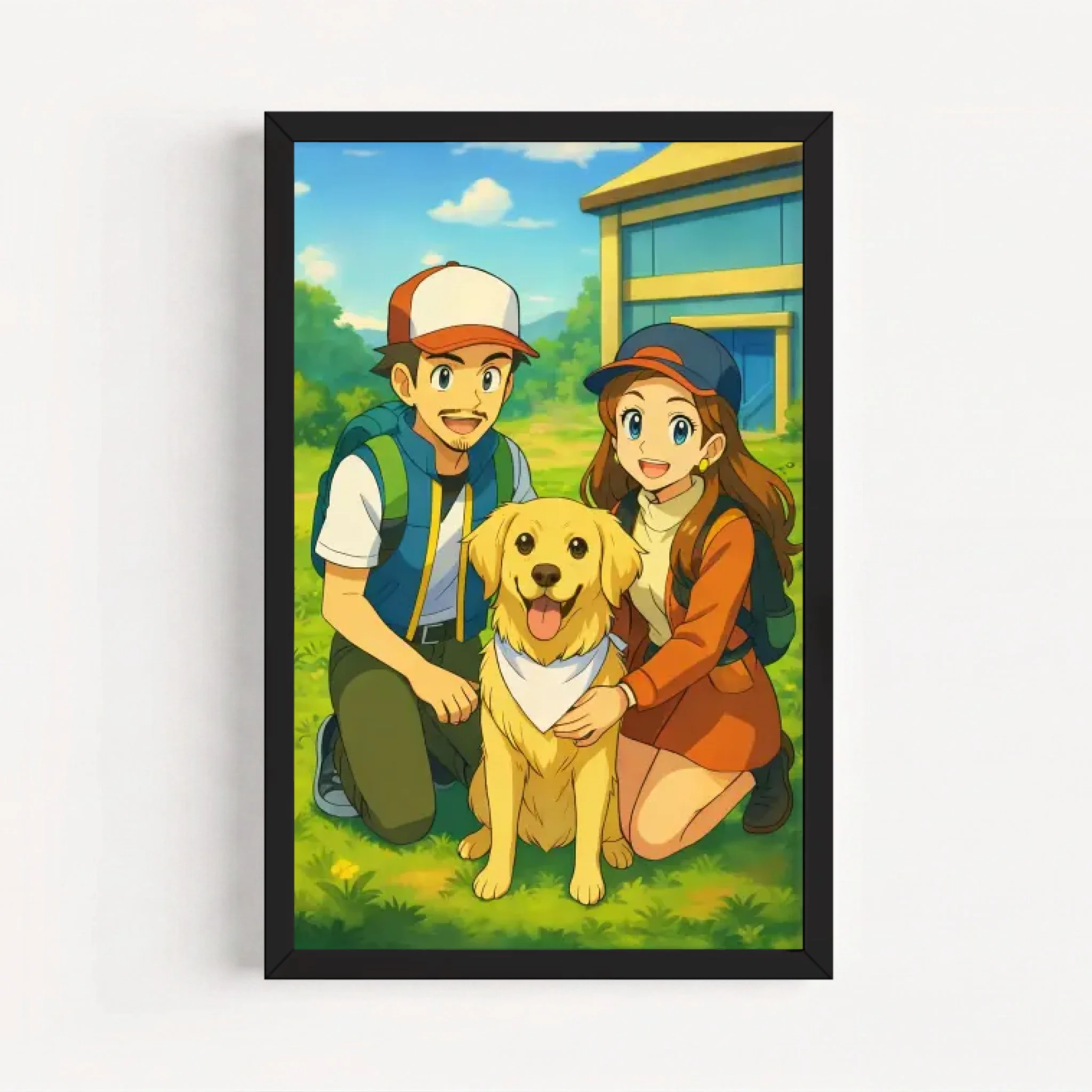 Live Mockup - Frame Poster - Black - 20x30