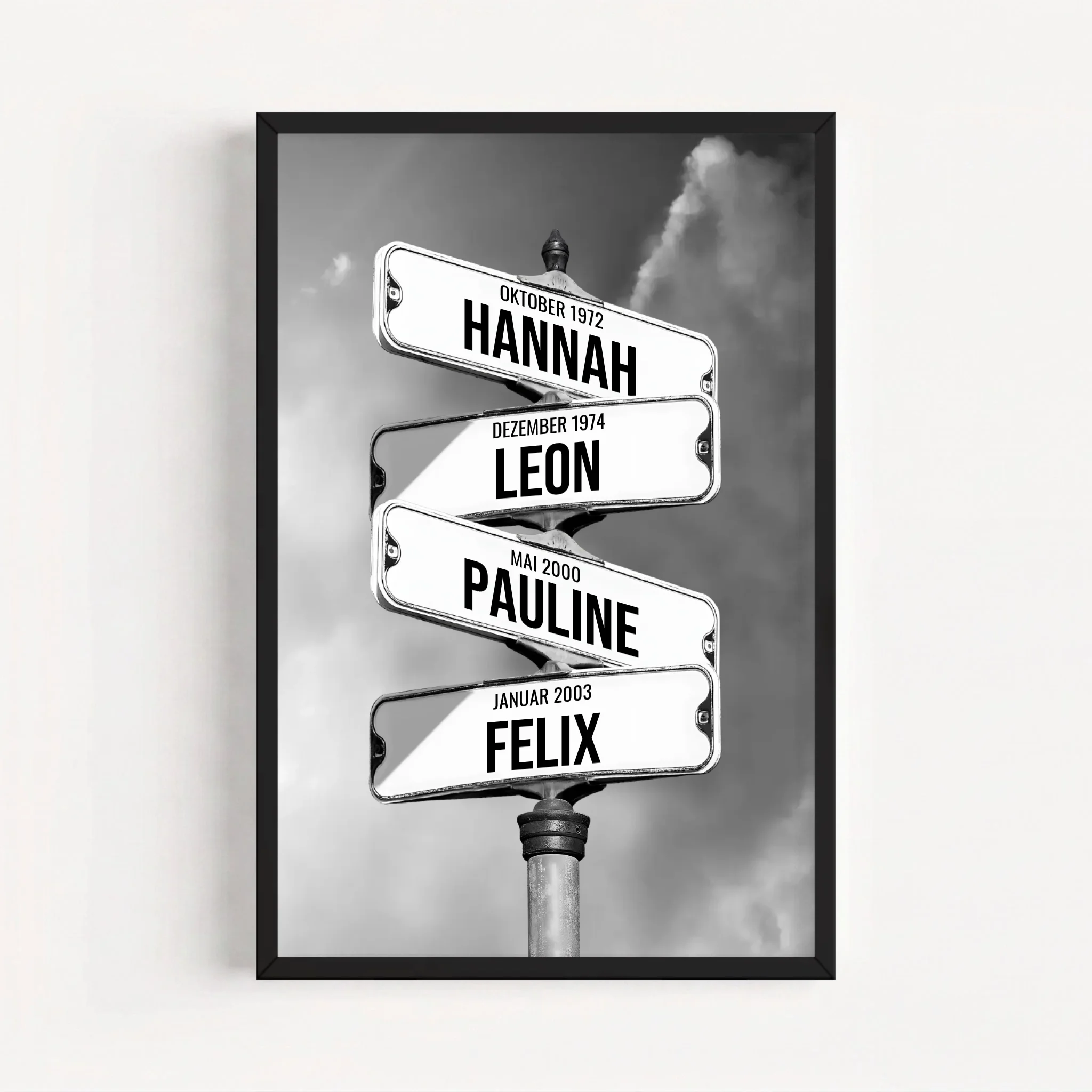 Live Mockup - Frame Poster - Black - 50x75
