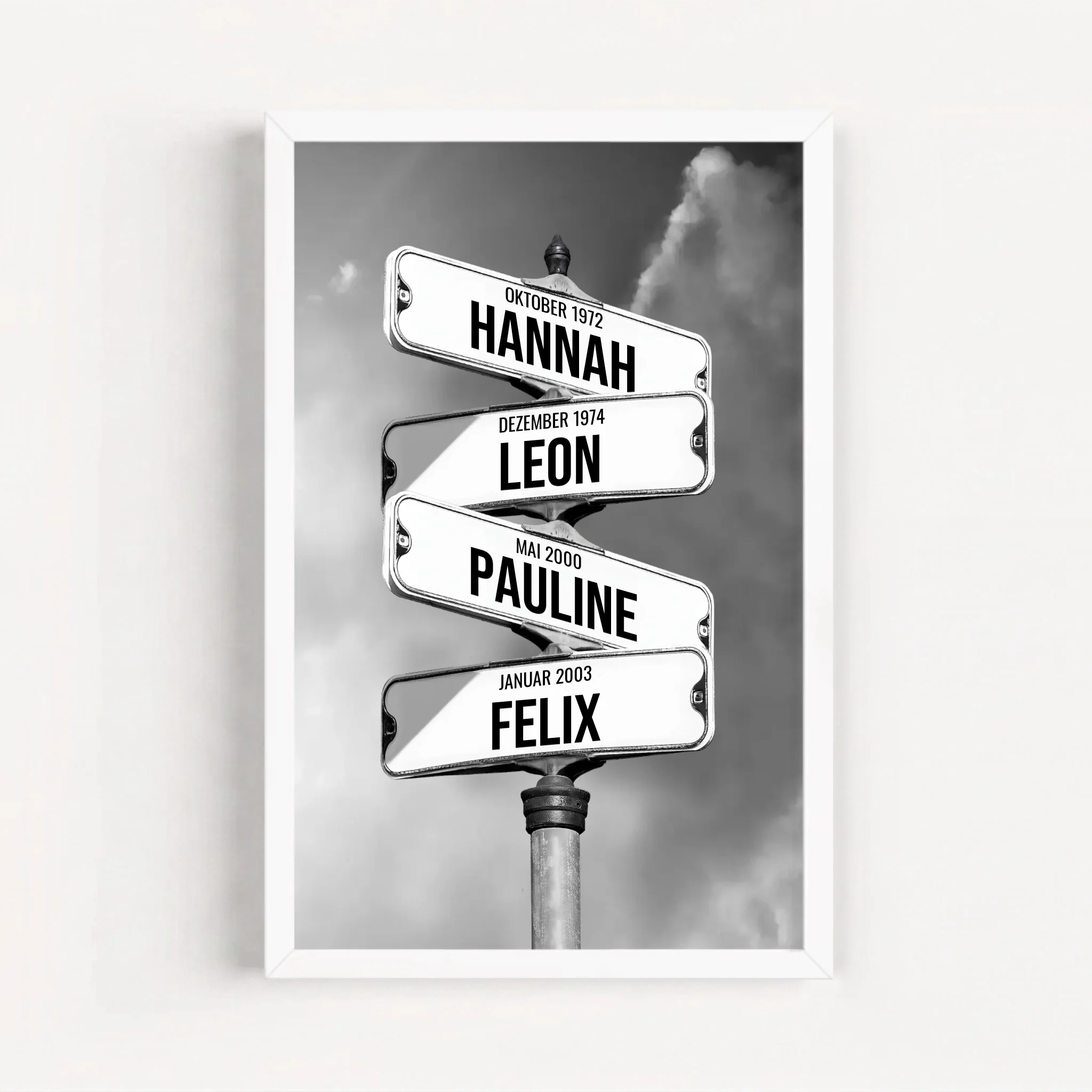 Live Mockup - Frame Poster - White - 20x30