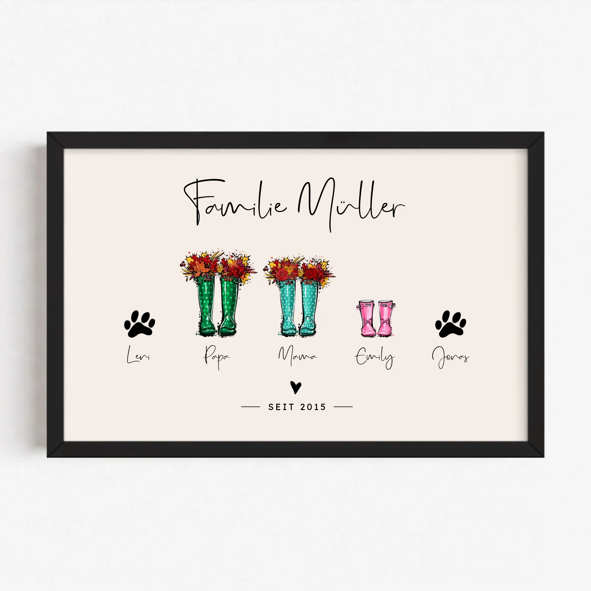 Live Mockup - Frame Poster - Black - 30x20