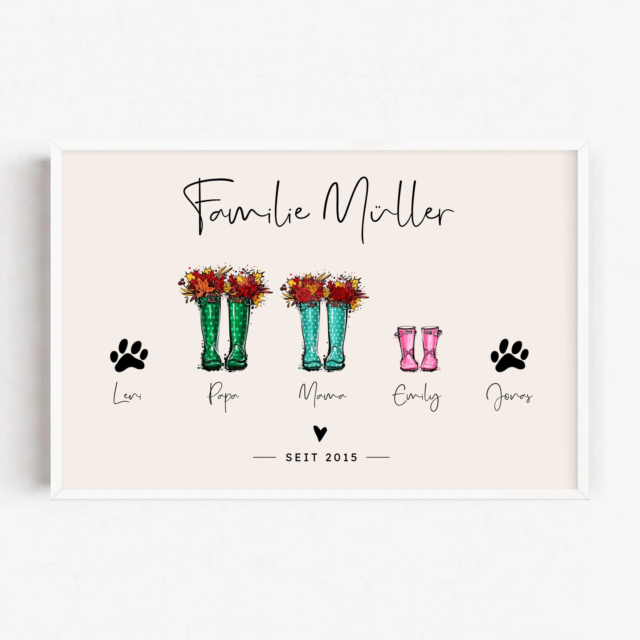 Live Mockup - Frame Poster - White - 90x60