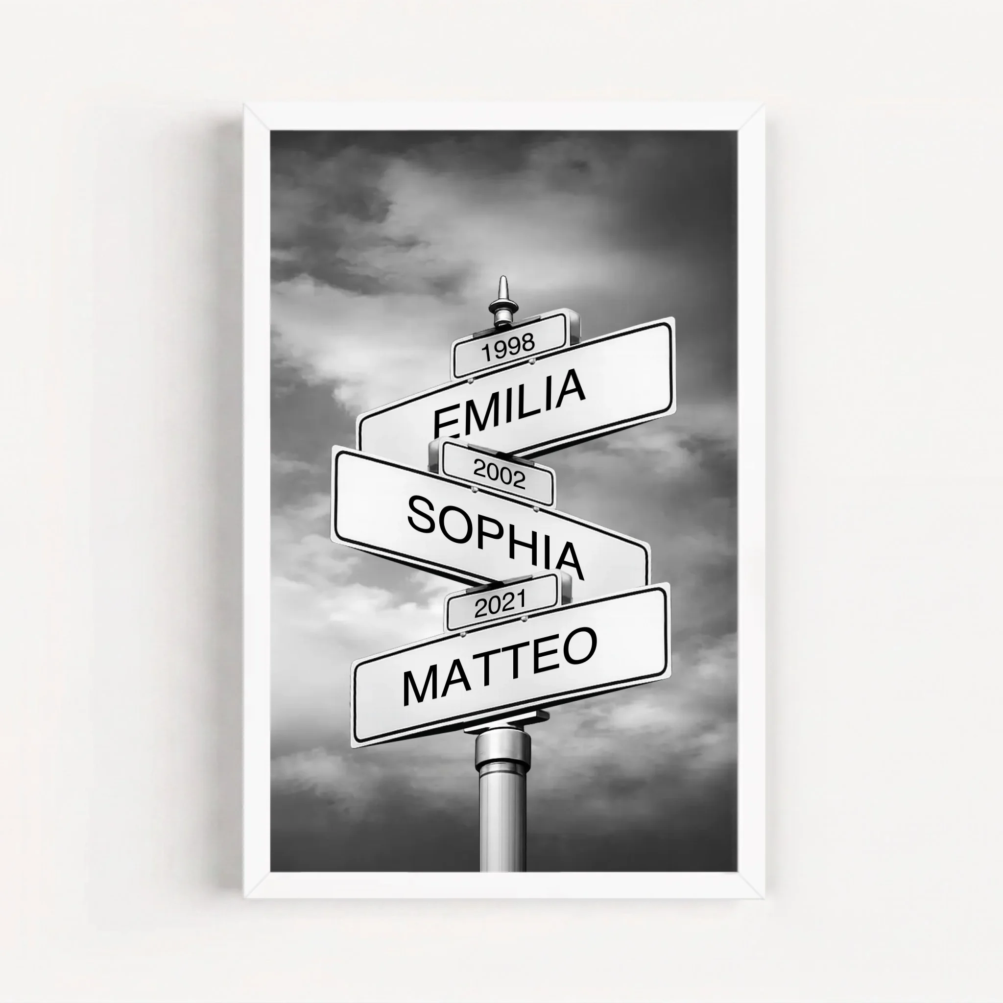 Live Mockup - Frame Poster - White - 20x30
