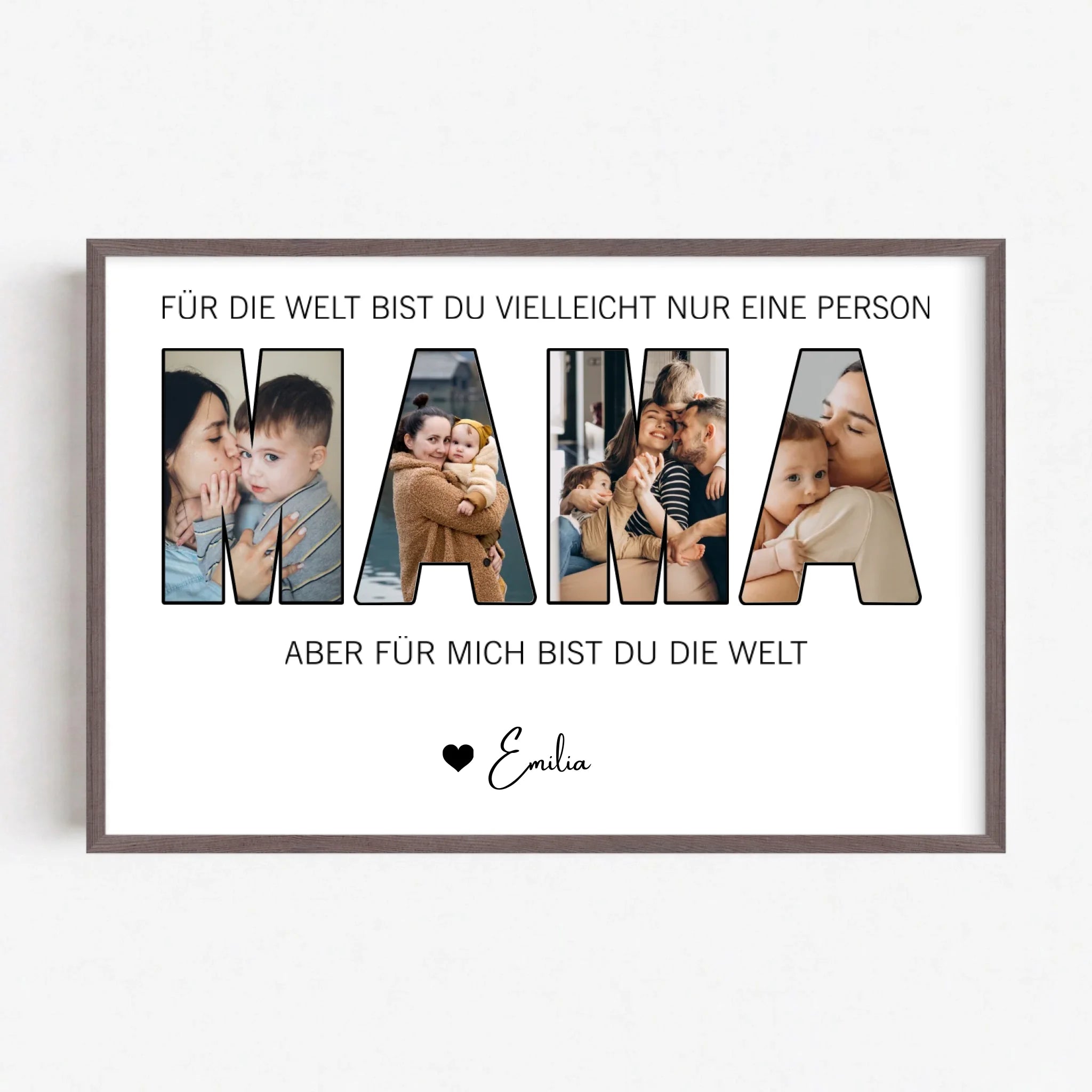 Live Mockup - Frame Poster - Wood - 90x60