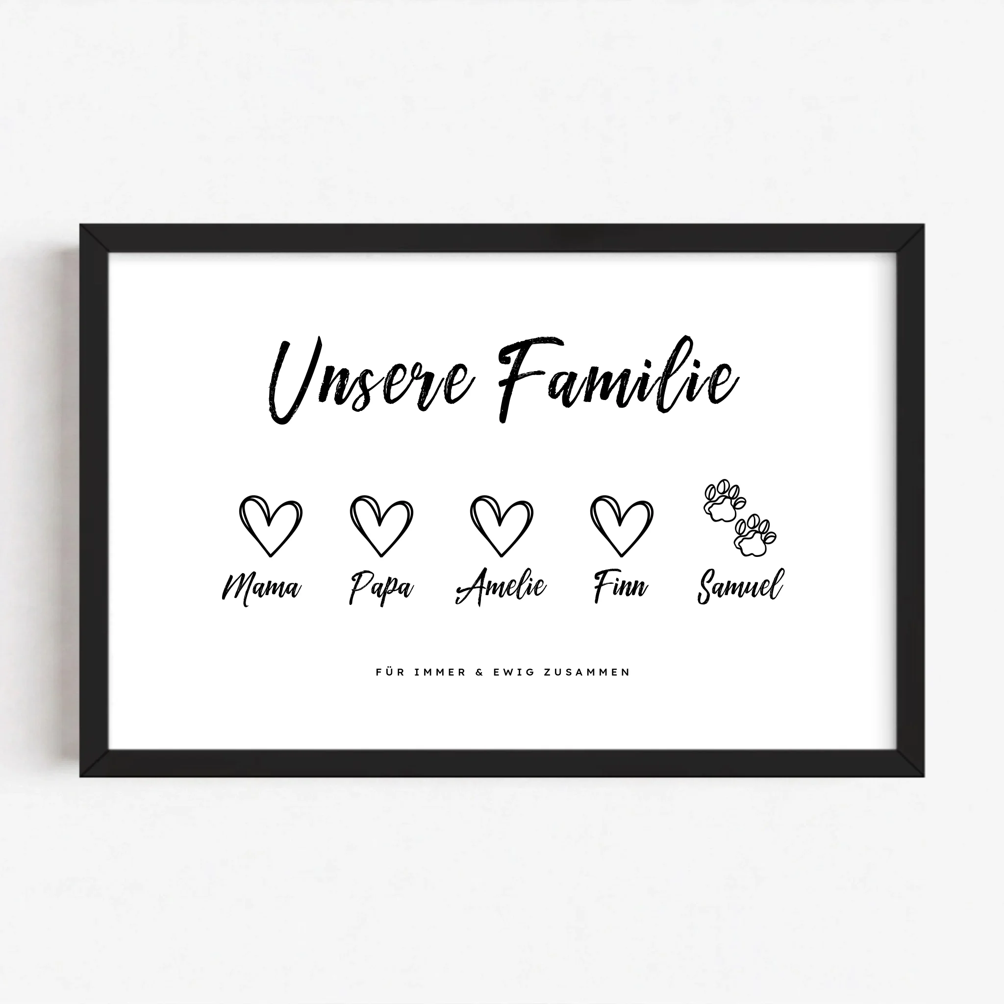 Live Mockup - Frame Poster - Black - 30x20