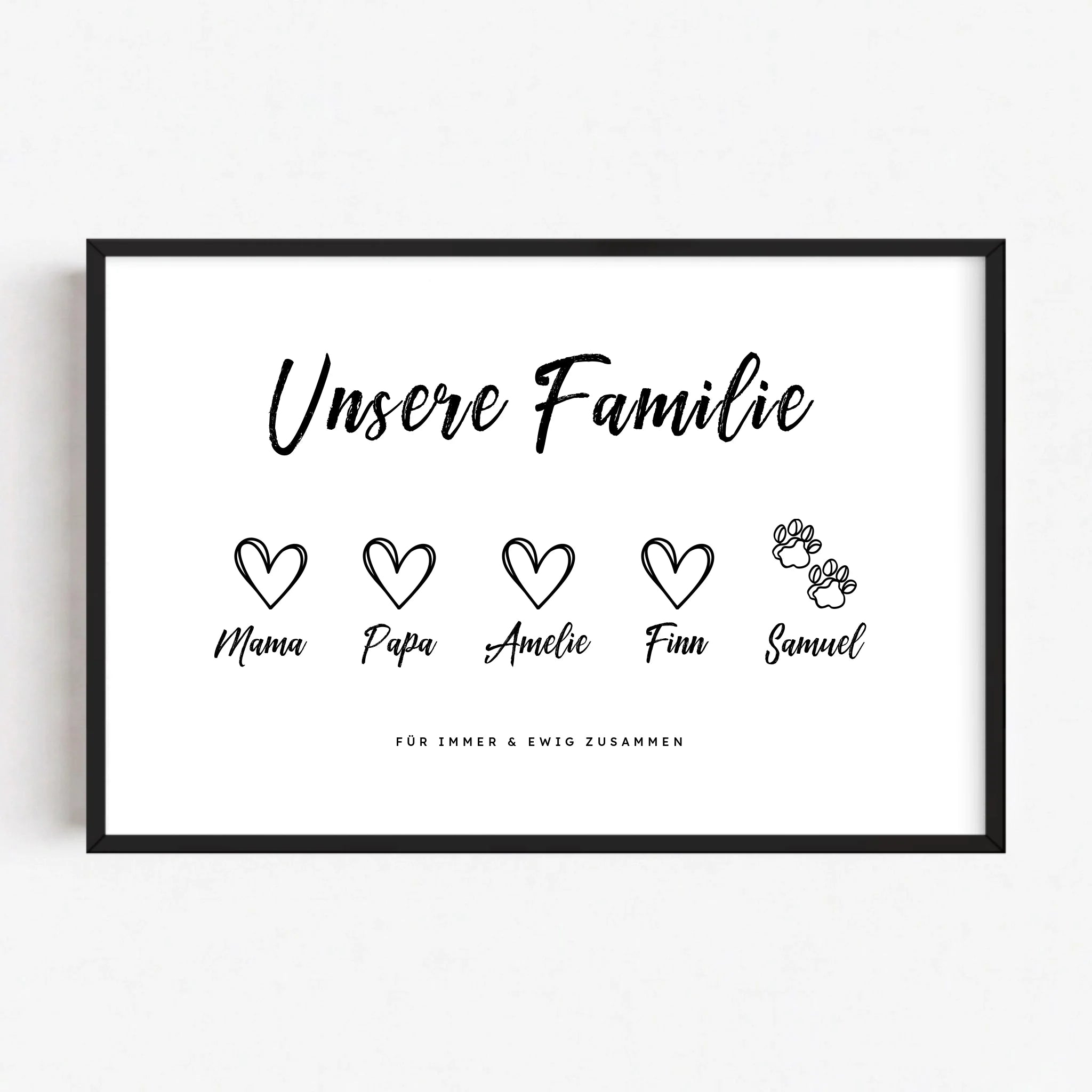 Live Mockup - Frame Poster - Black - 90x60