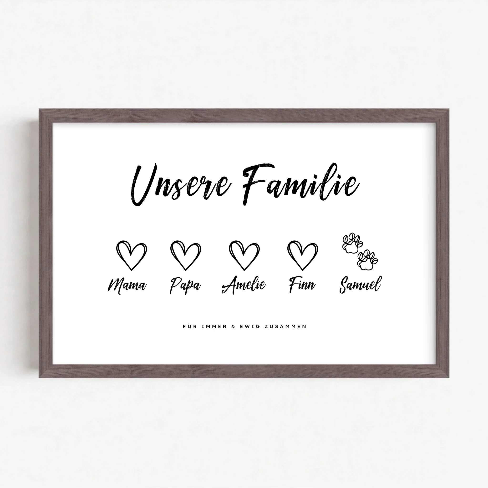 Live Mockup - Frame Poster - Wood - 30x20