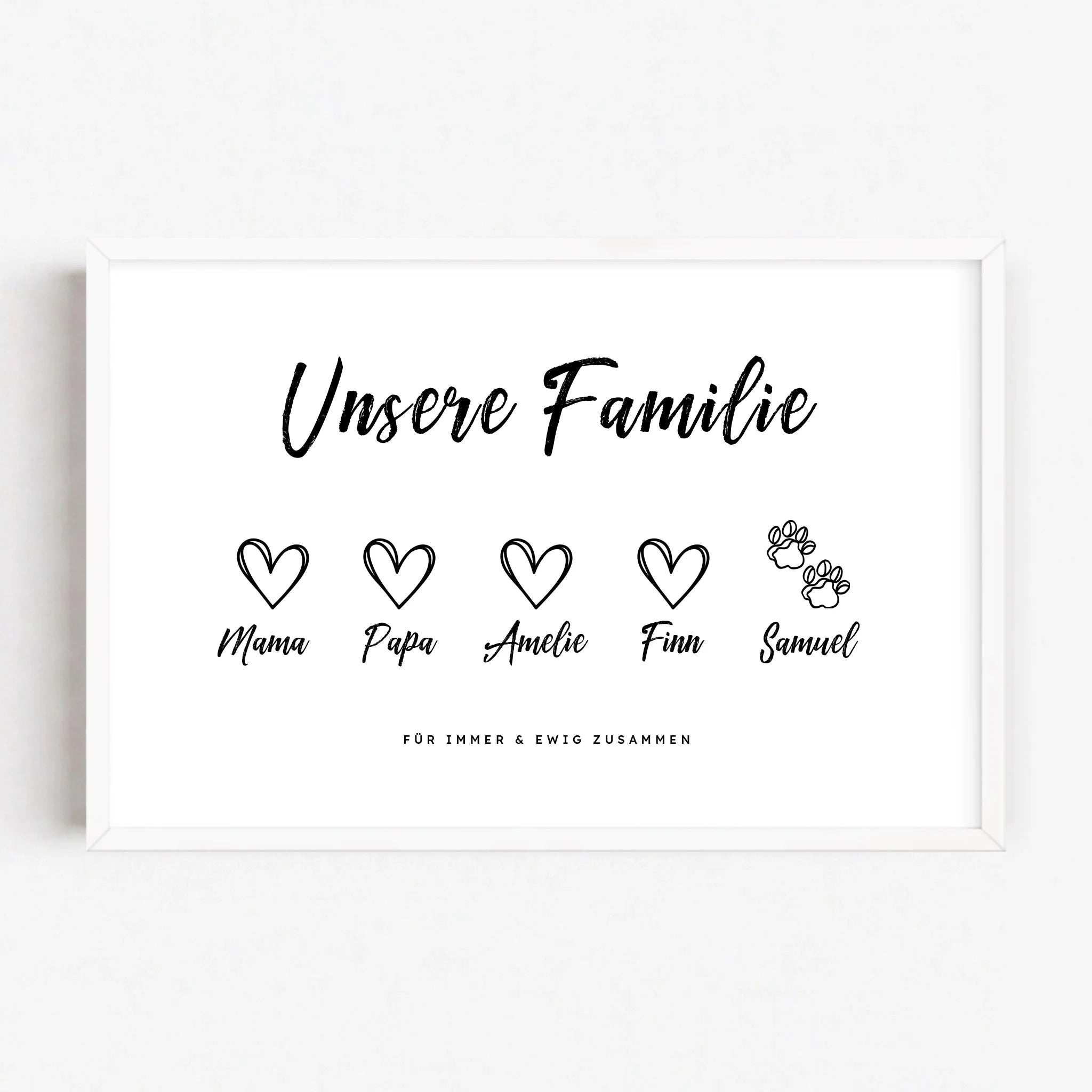 Live Mockup - Frame Poster - White - 75x50