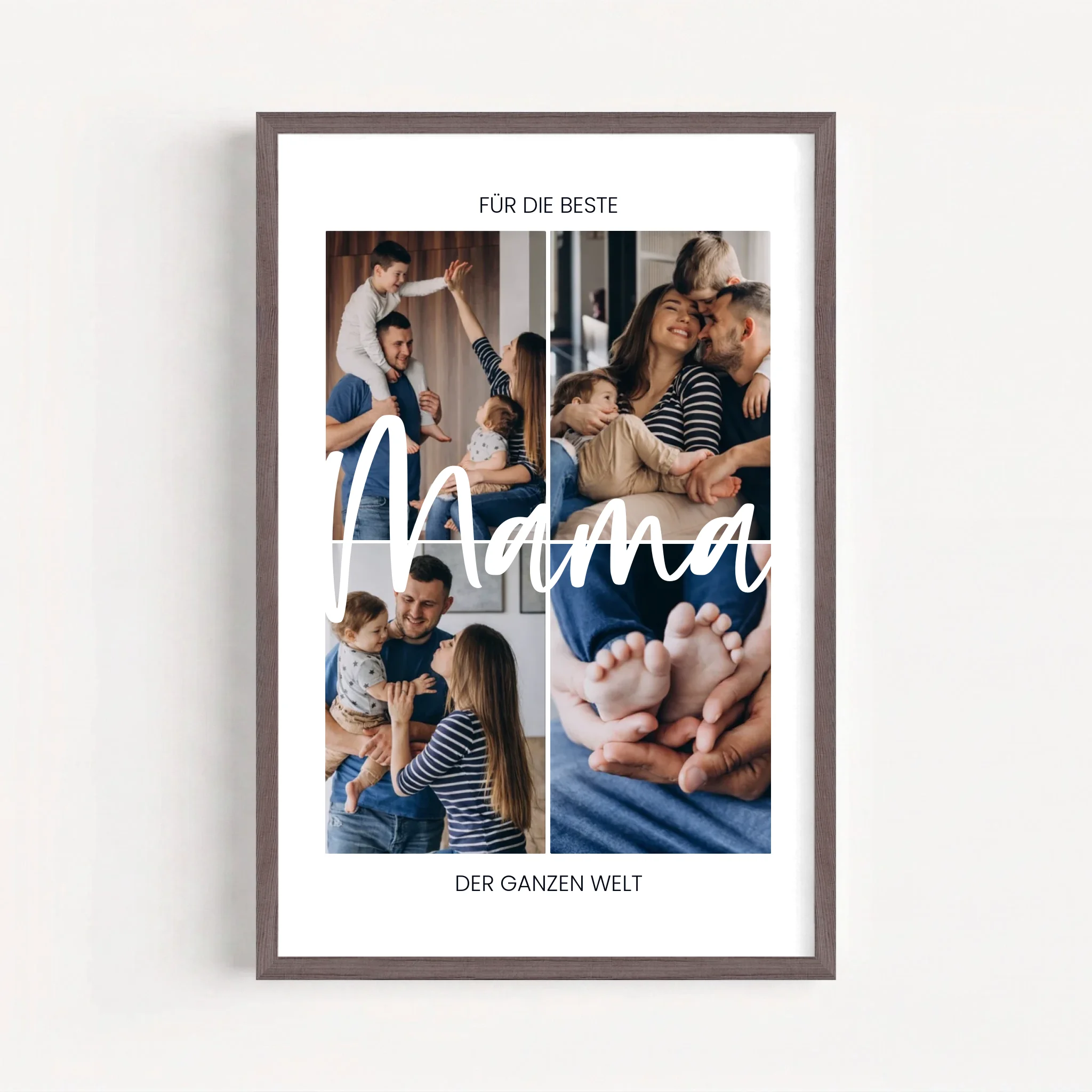 Live Mockup - Frame Poster - Wood - 50x75