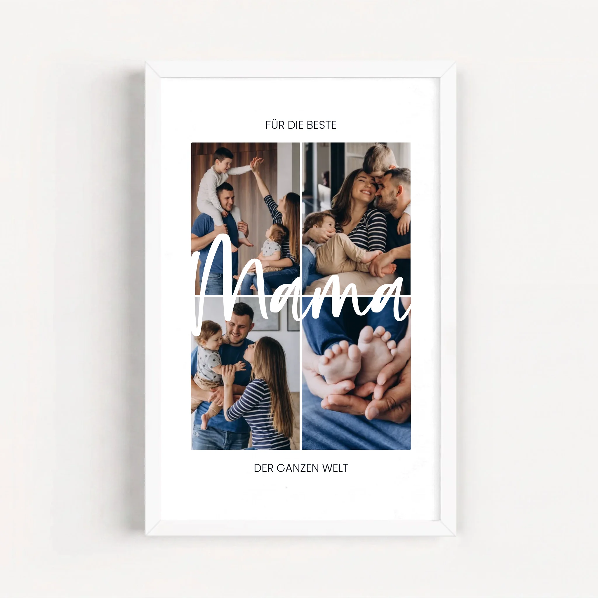 Live Mockup - Frame Poster - White - 20x30