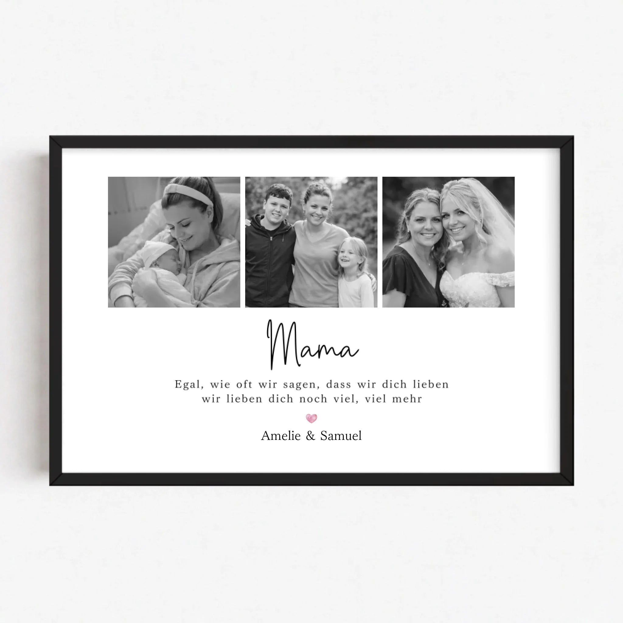 Live Mockup - Frame Poster - Black - 75x50