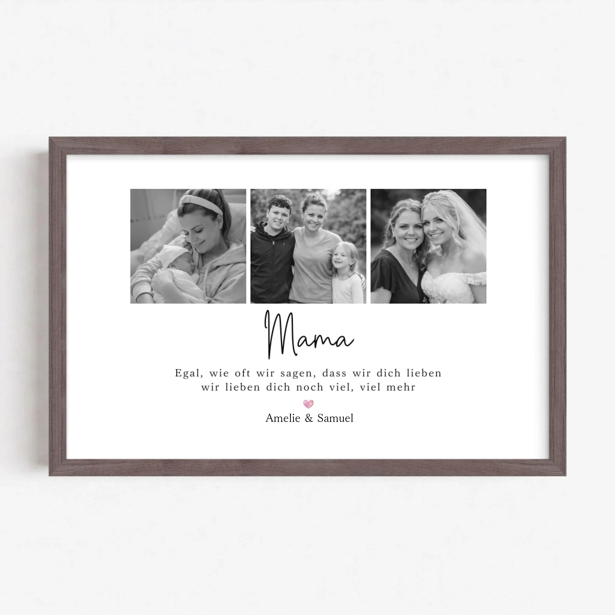 Live Mockup - Frame Poster - Wood - 30x20