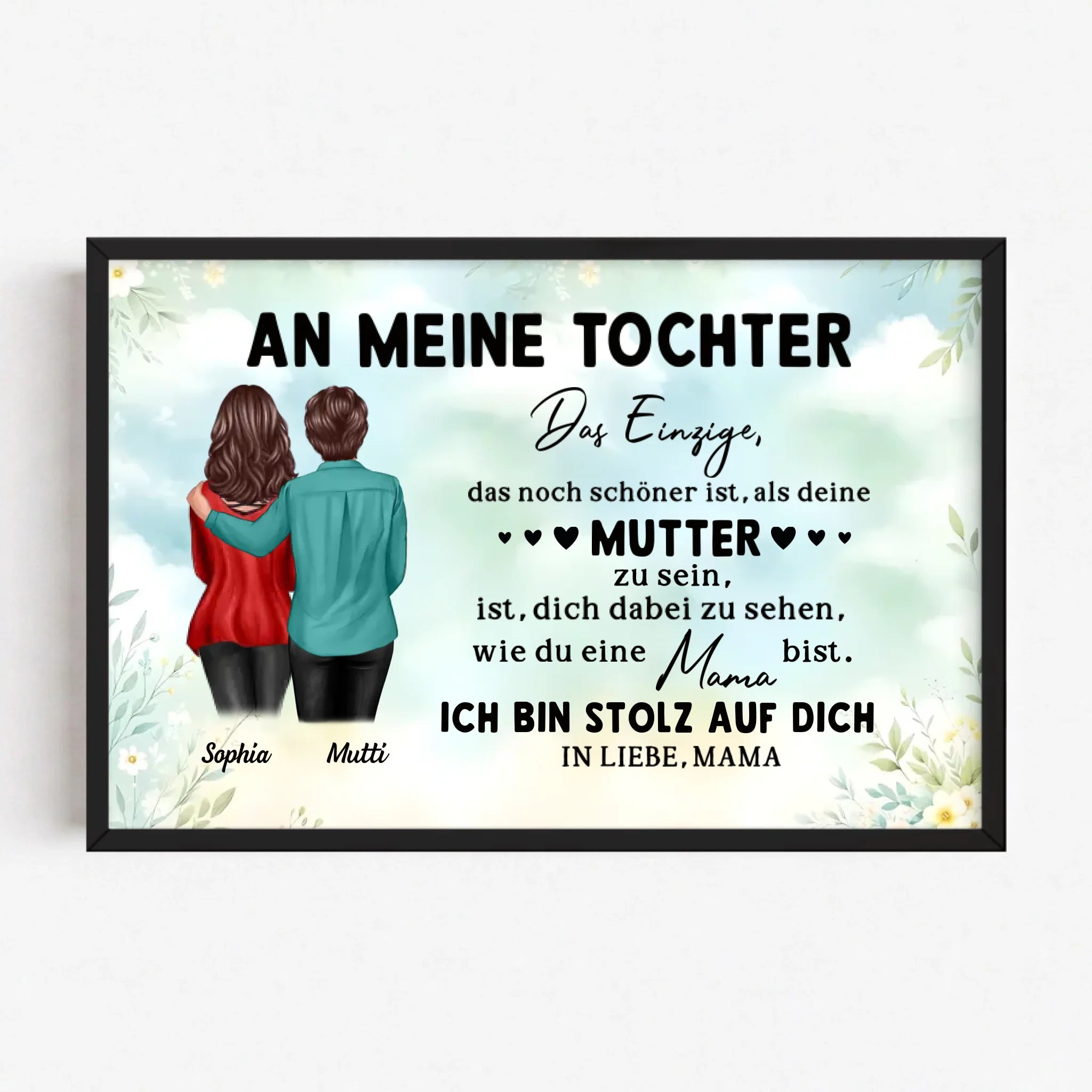 Live Mockup - Frame Poster - Black - 75x50