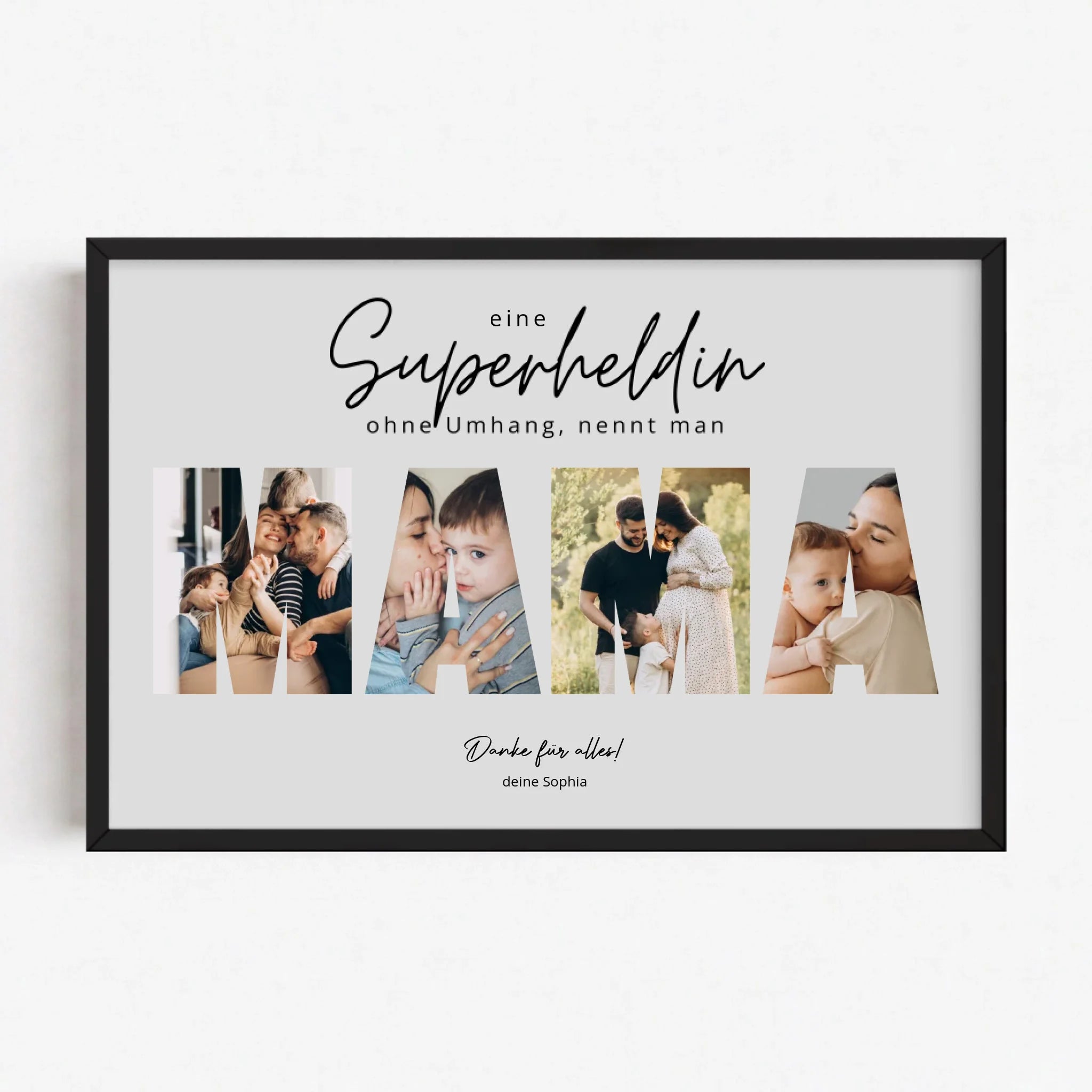 Live Mockup - Frame Poster - Black - 75x50