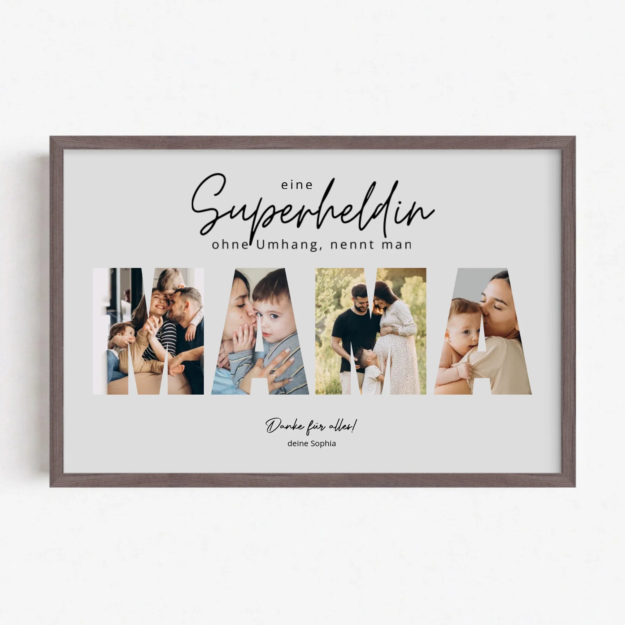 Live Mockup - Frame Poster - Wood - 60x40