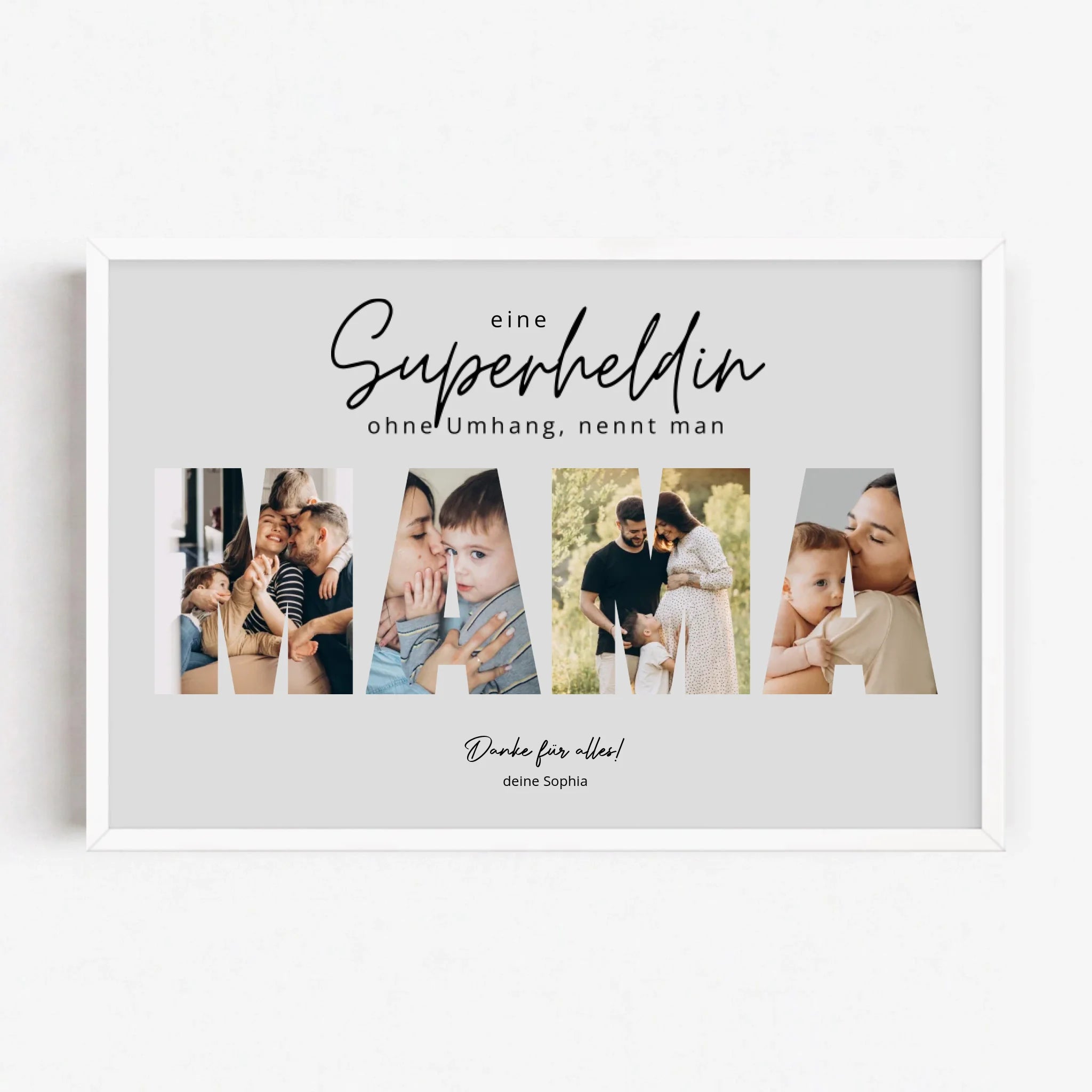 Live Mockup - Frame Poster - White - 75x50