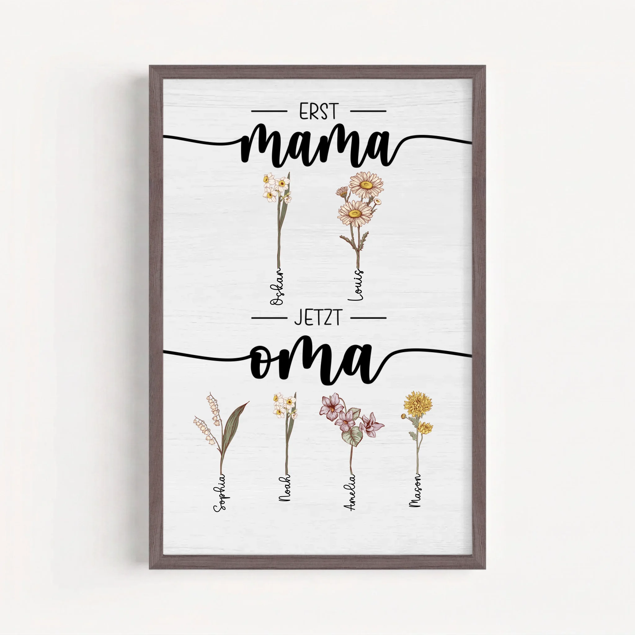 Live Mockup - Frame Poster - Wood - 40x60