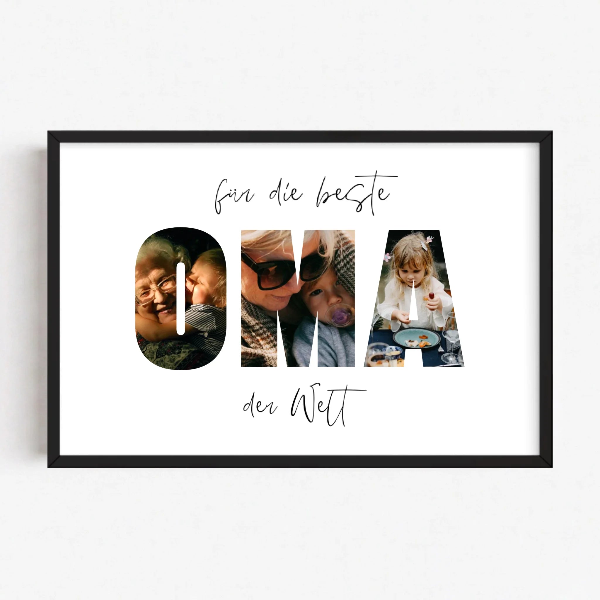 Live Mockup - Frame Poster - Black - 75x50