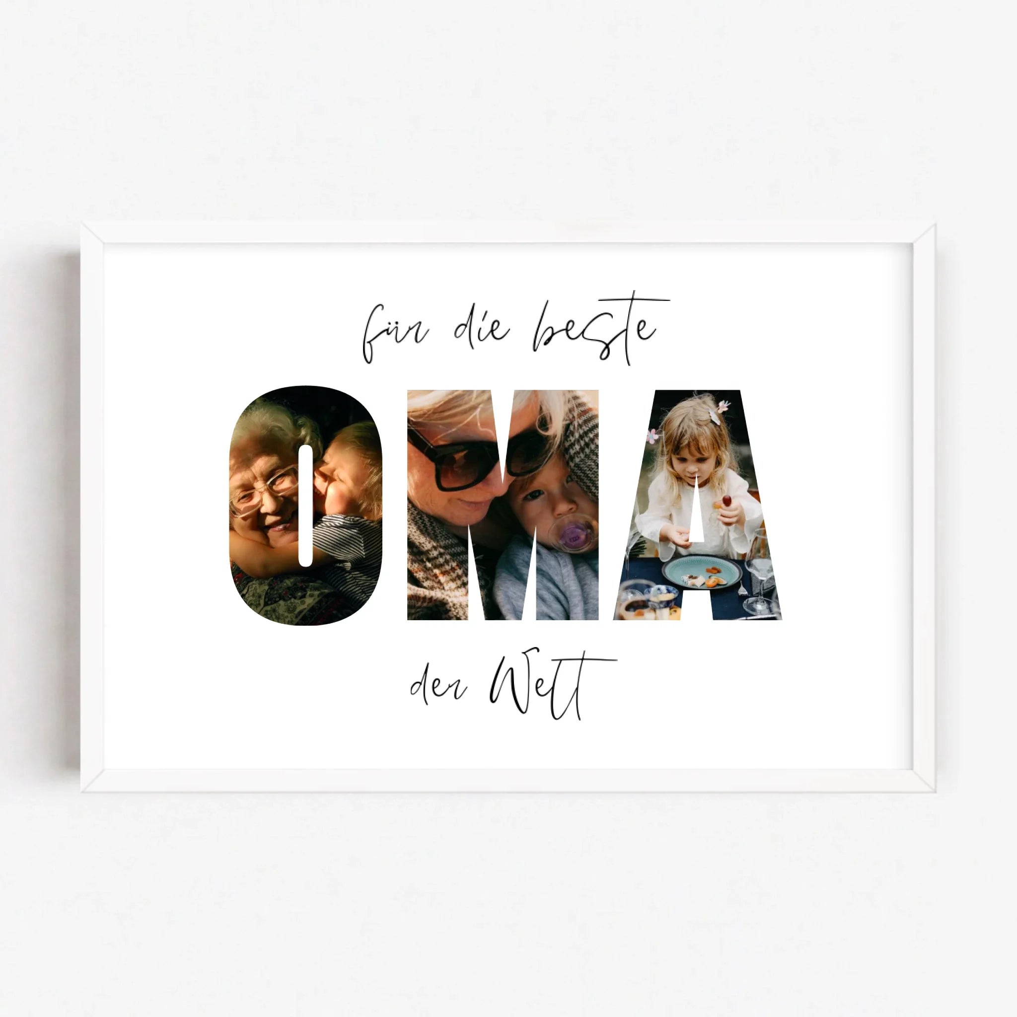 Live Mockup - Frame Poster - White - 60x40