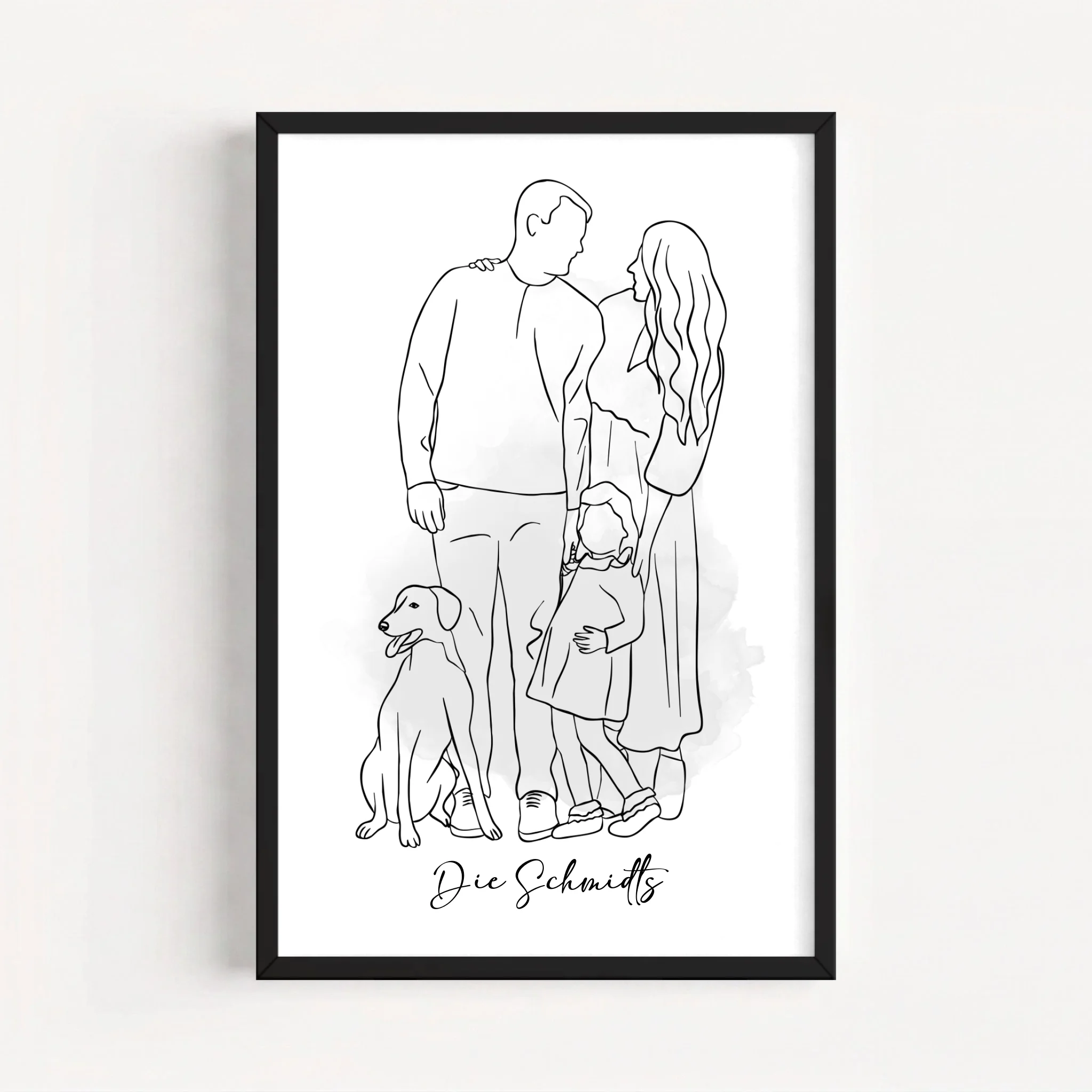 Live Mockup - Frame Poster - Black - 50x75