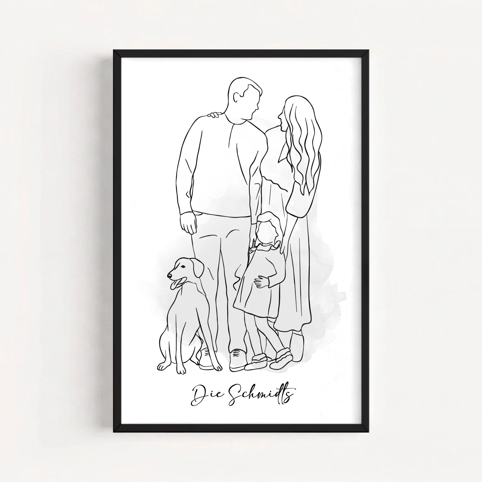 Live Mockup - Frame Poster - Black - 60x90