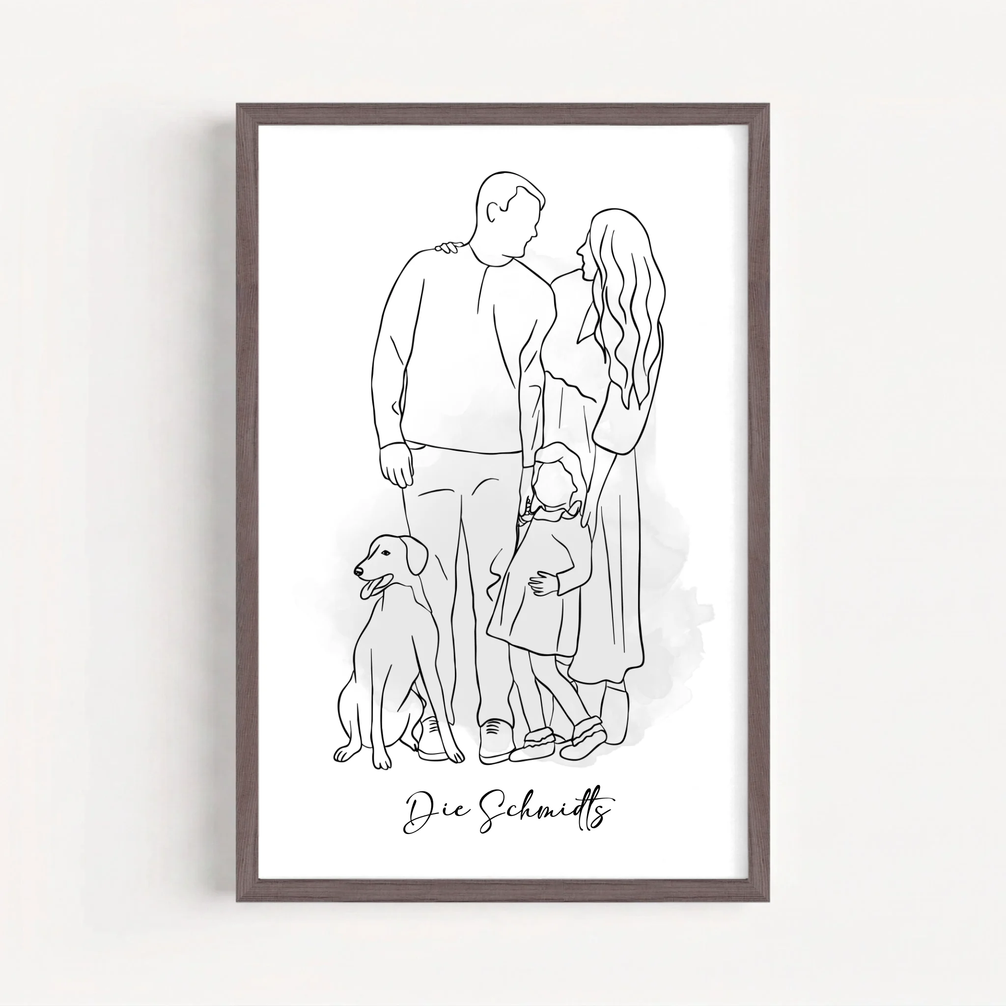 Live Mockup - Frame Poster - Wood - 40x60