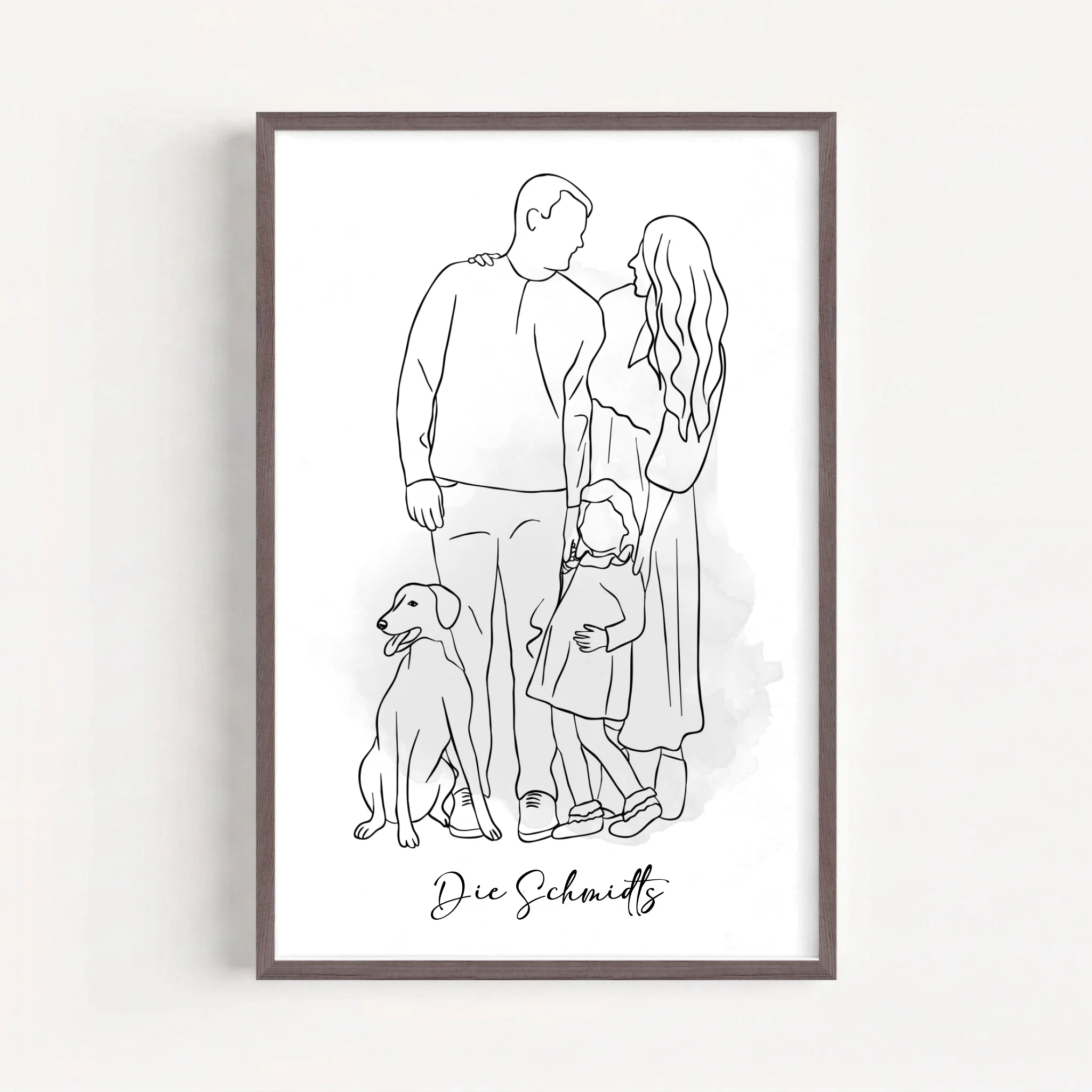 Live Mockup - Frame Poster - Wood - 60x90