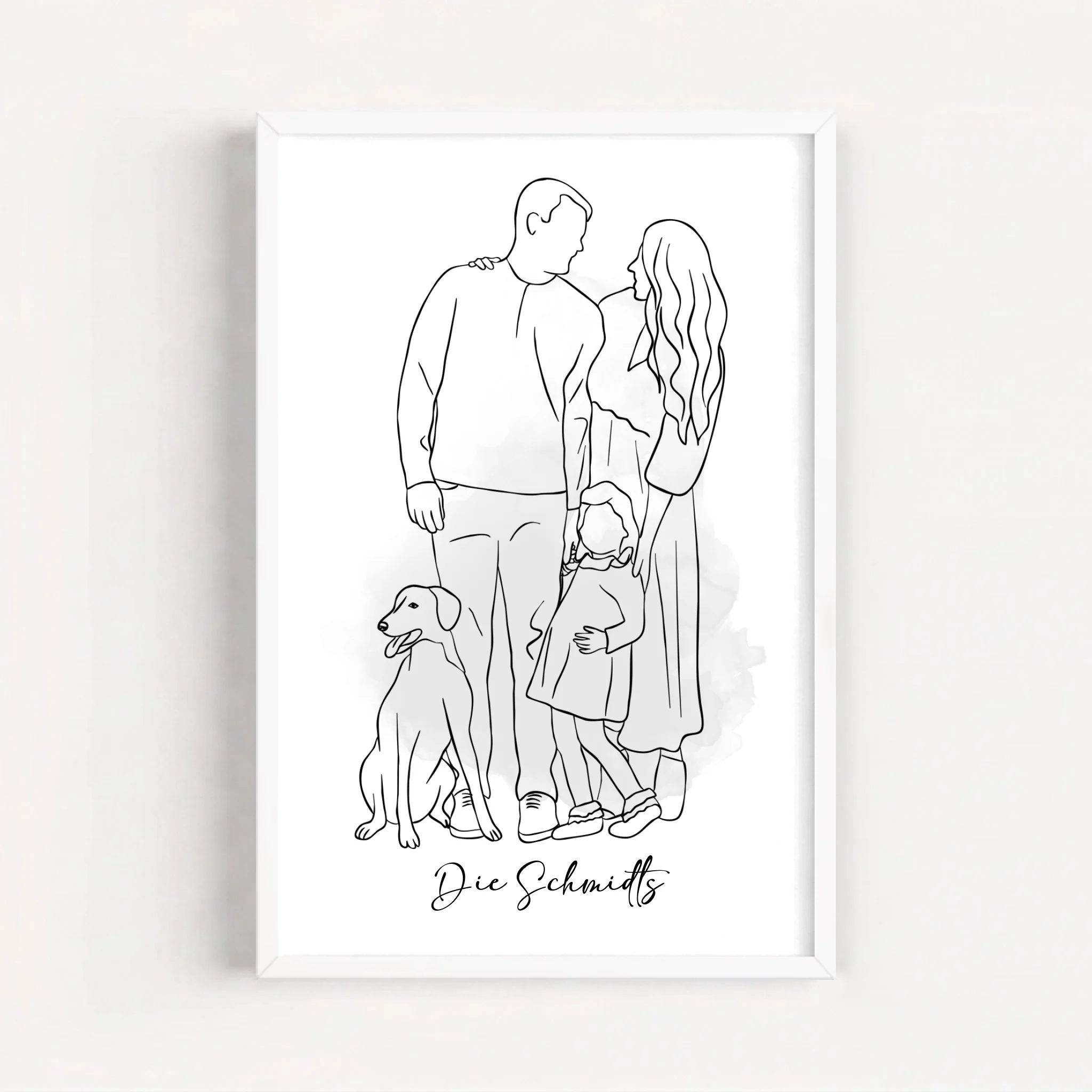 Live Mockup - Frame Poster - White - 50x75