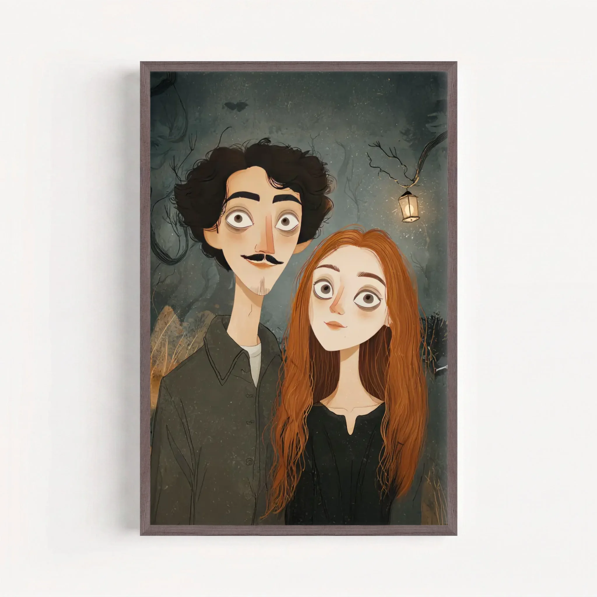 Live Mockup - Frame Poster - Wood - 60x90